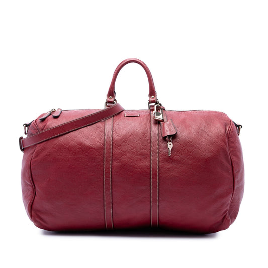 Gucci Large Guccissima Carry On Duffle Bag