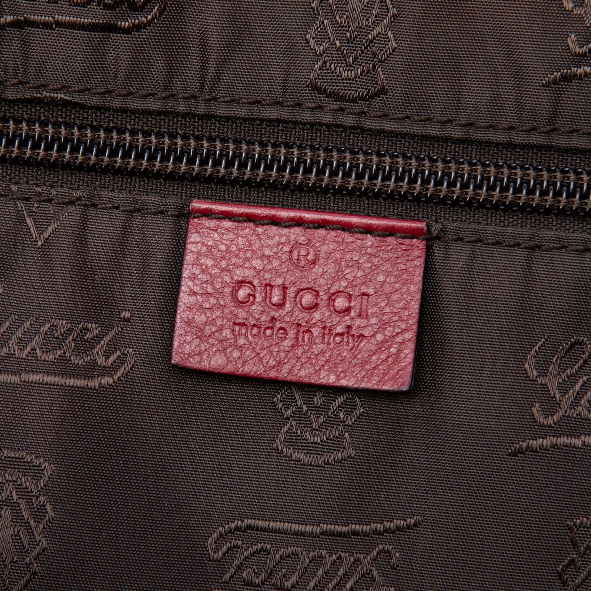 Gucci Large Guccissima Carry On Duffle Bag