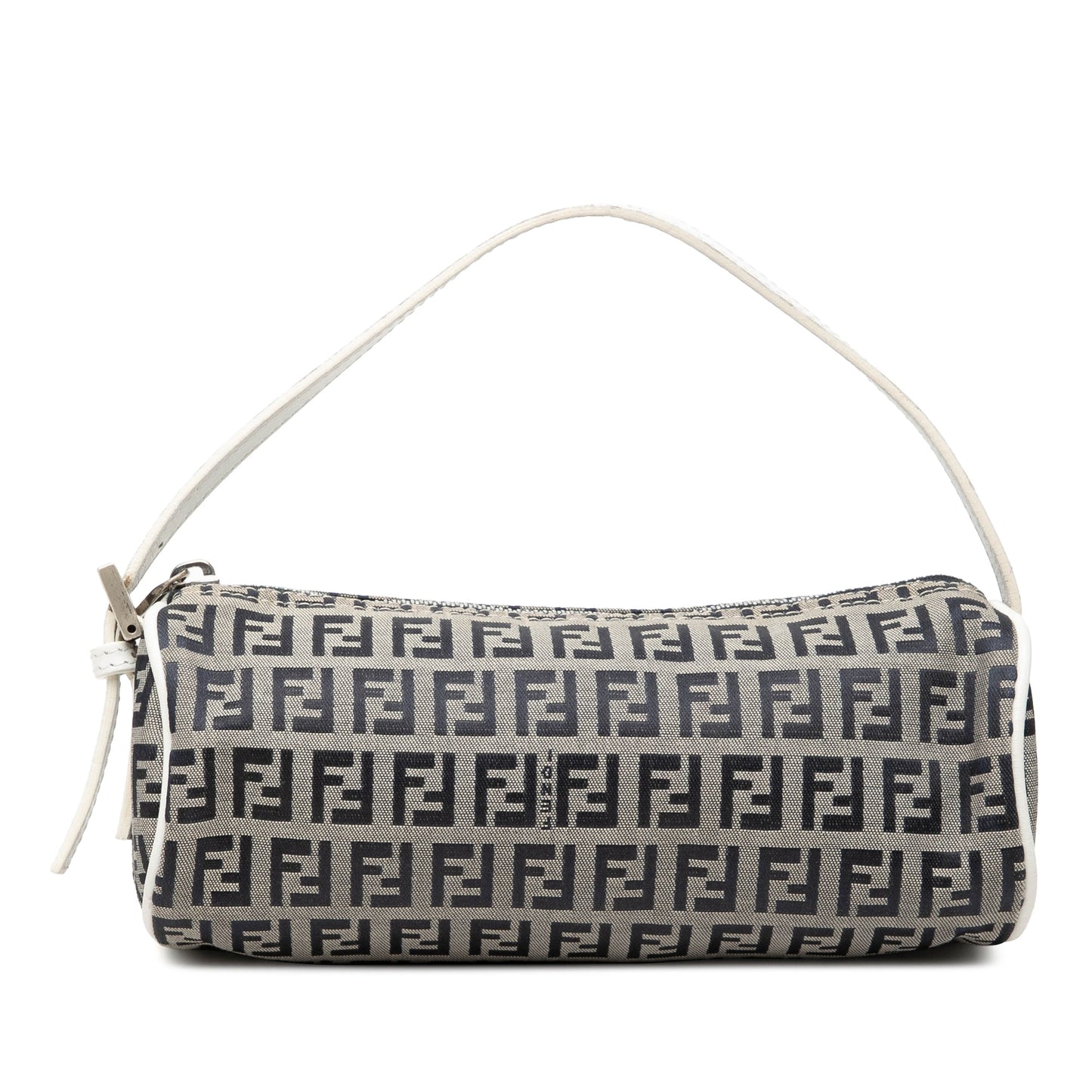 Fendi Zucchino Canvas Barrel Pochette