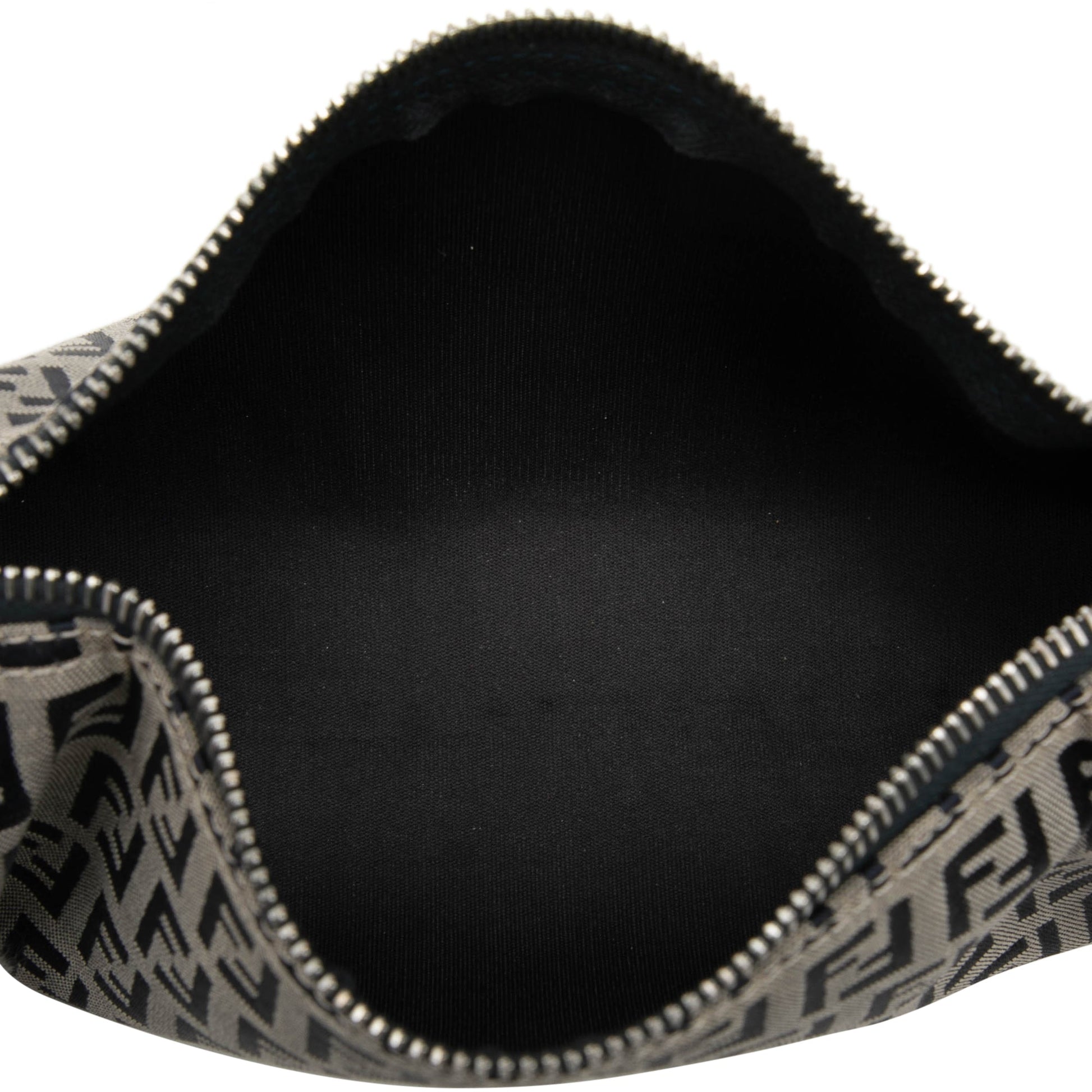 Fendi Zucchino Canvas Barrel Pochette