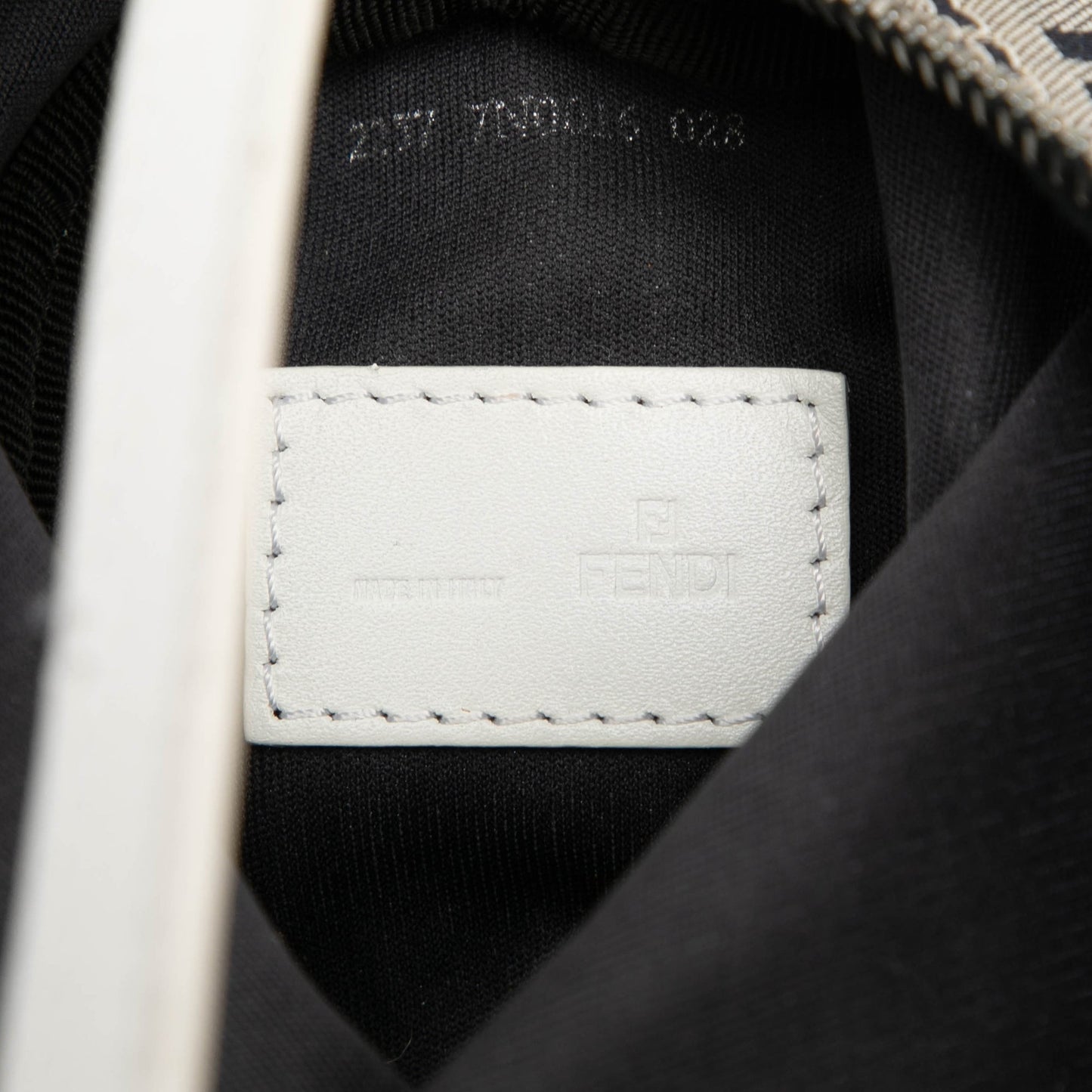 Fendi Zucchino Canvas Barrel Pochette