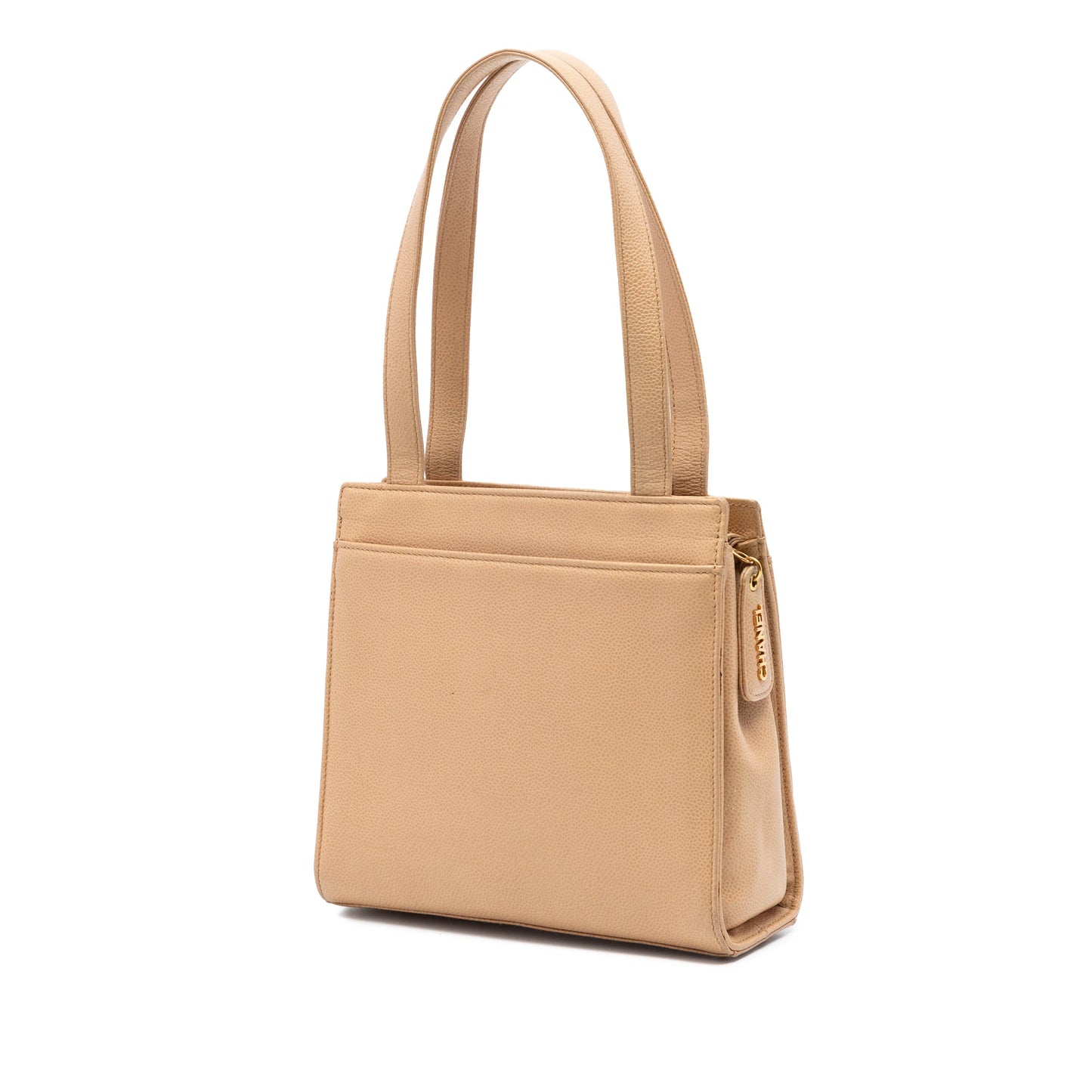 Chanel CC Caviar Turn Lock Tote