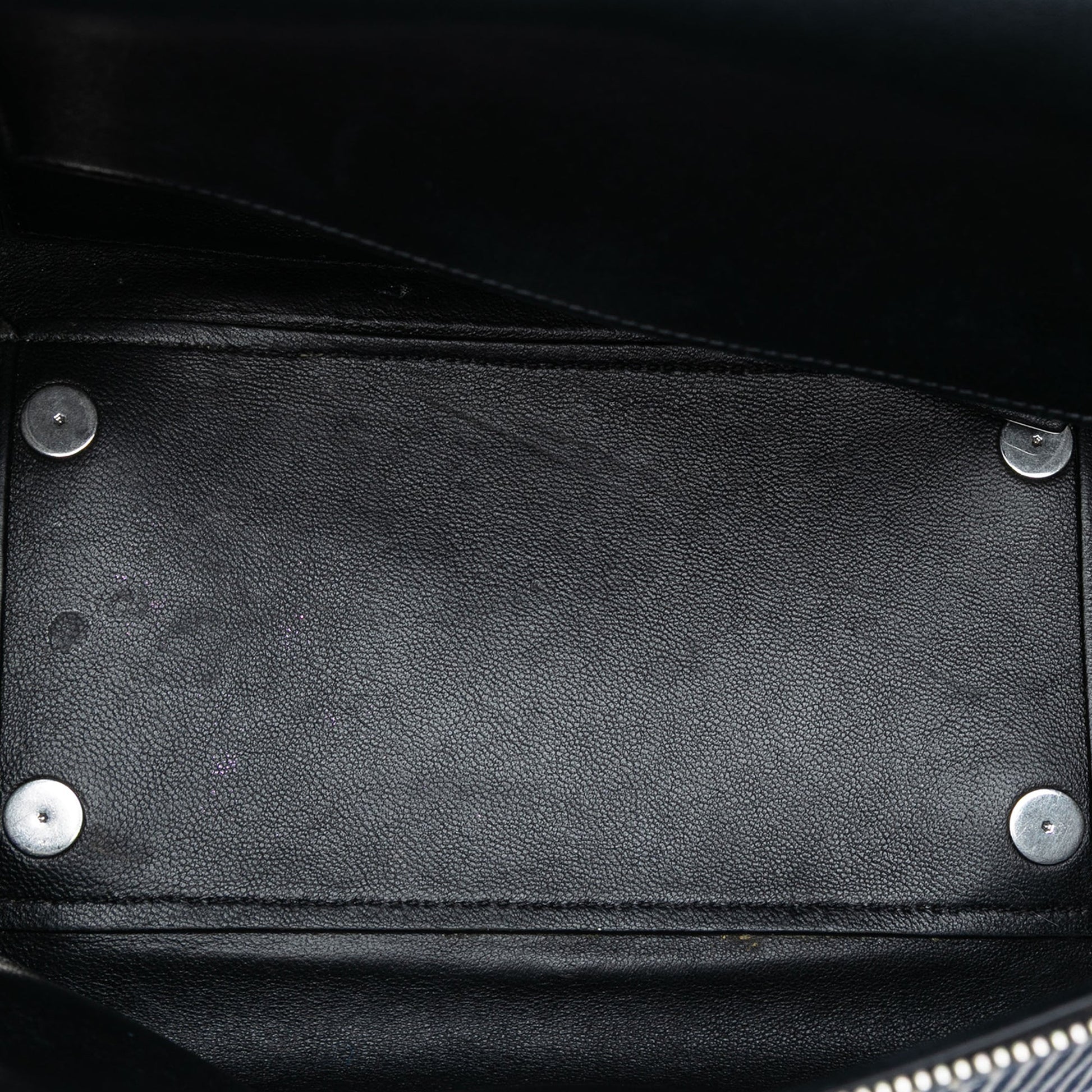 Celine Mini Striped Canvas and Leather Belt Bag