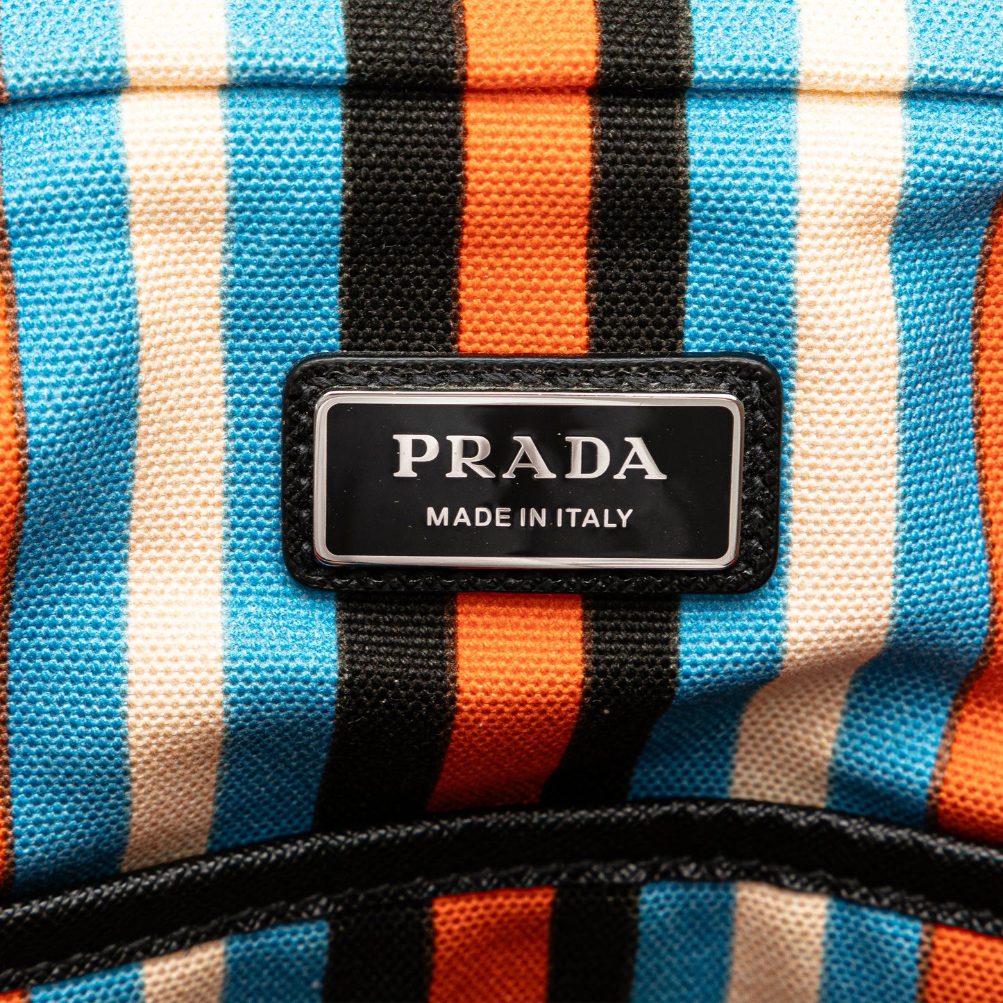 Prada Canvas Canapa Baiadera Crossbody
