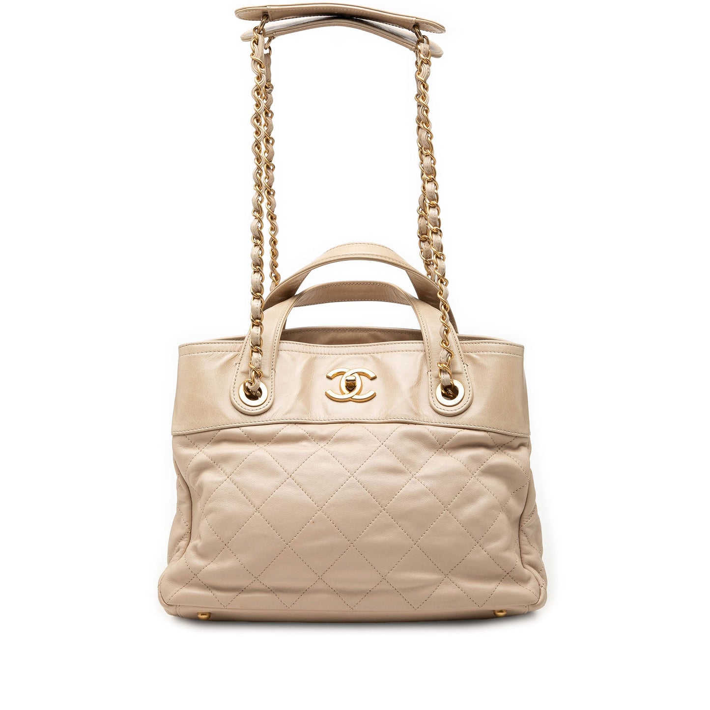 Chanel Small Quilted Calfskin In The Mix Satchel