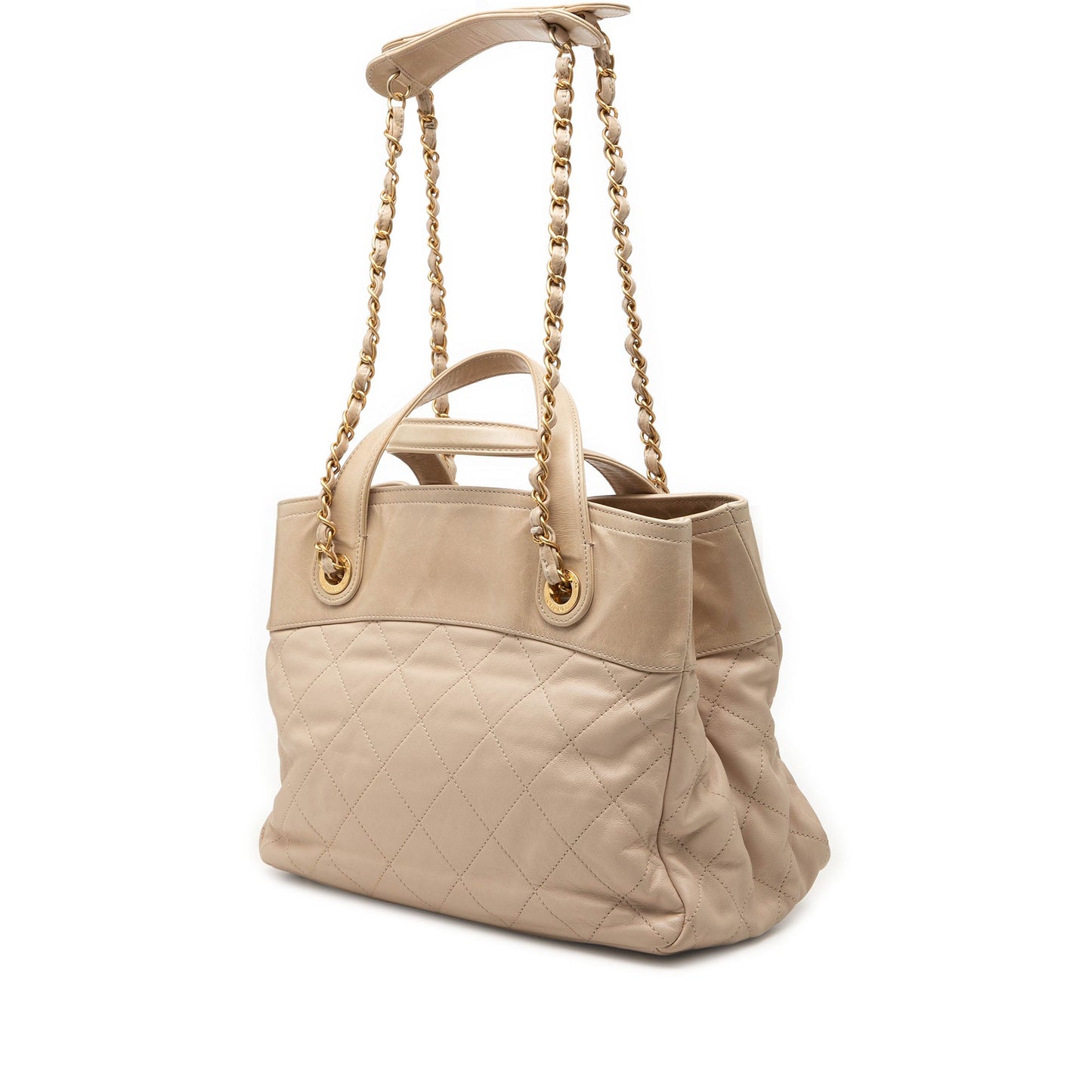 Chanel Small Quilted Calfskin In The Mix Satchel