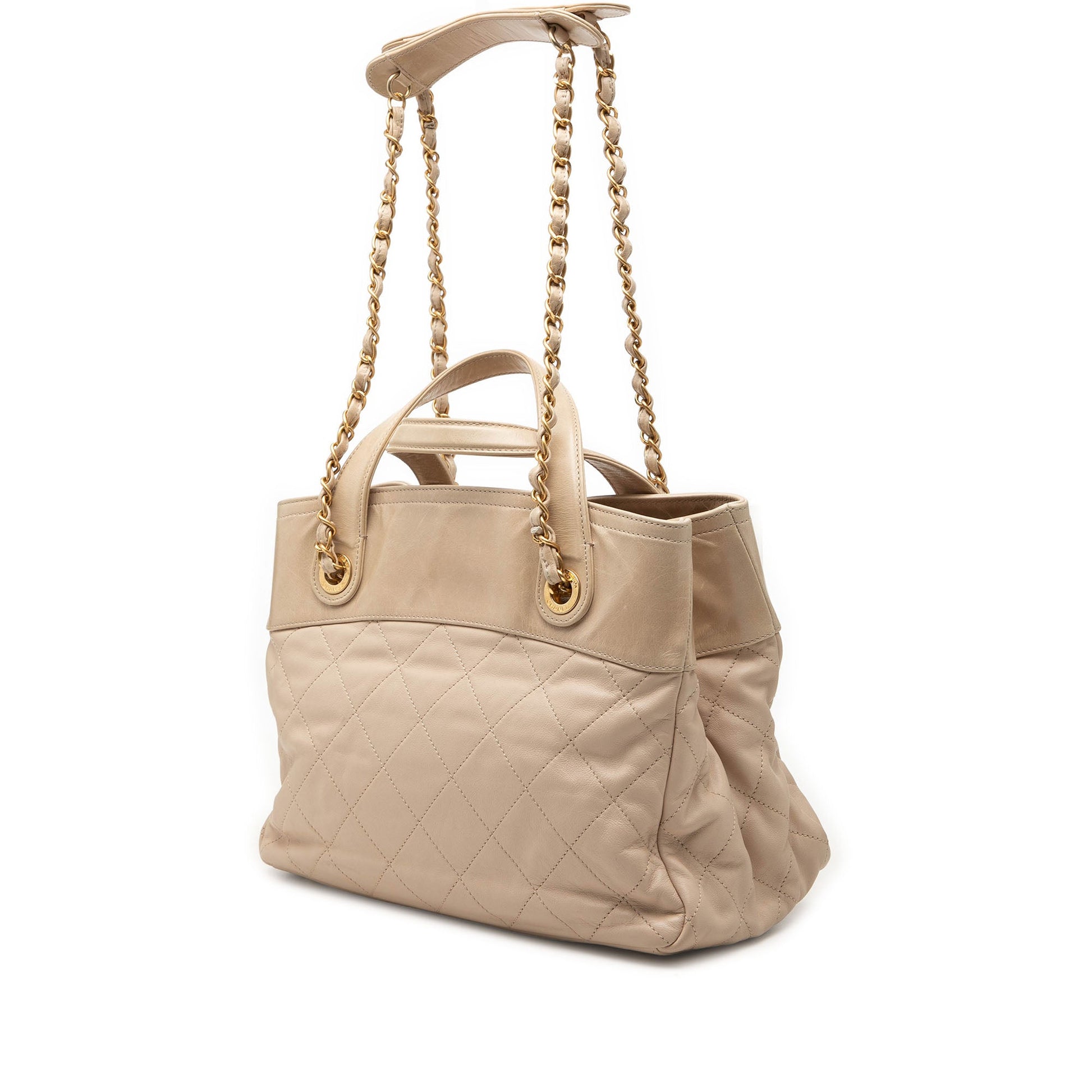 Chanel Small Quilted Calfskin In The Mix Satchel