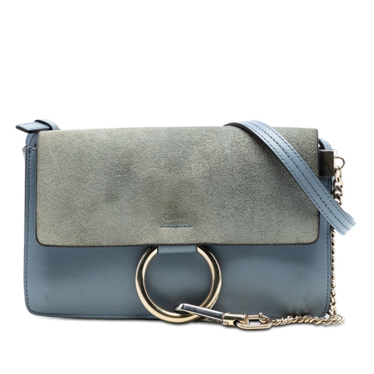 Chloé Small Suede and Calfskin Faye Crossbody