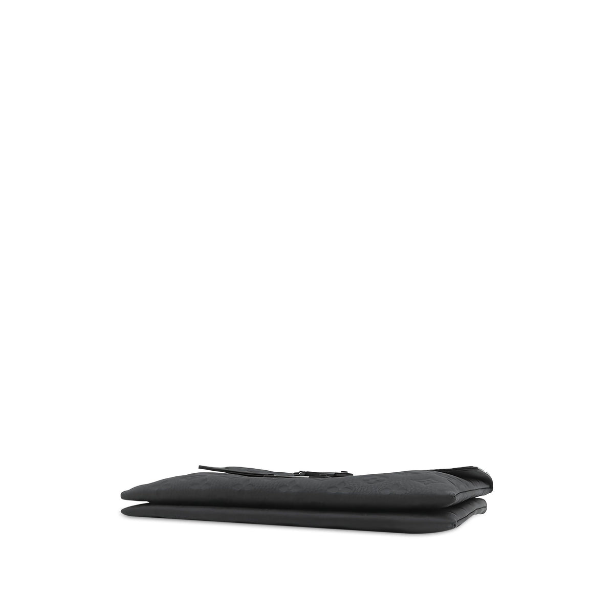 Louis Vuitton Monogram Shadow S Lock Pochette — Black