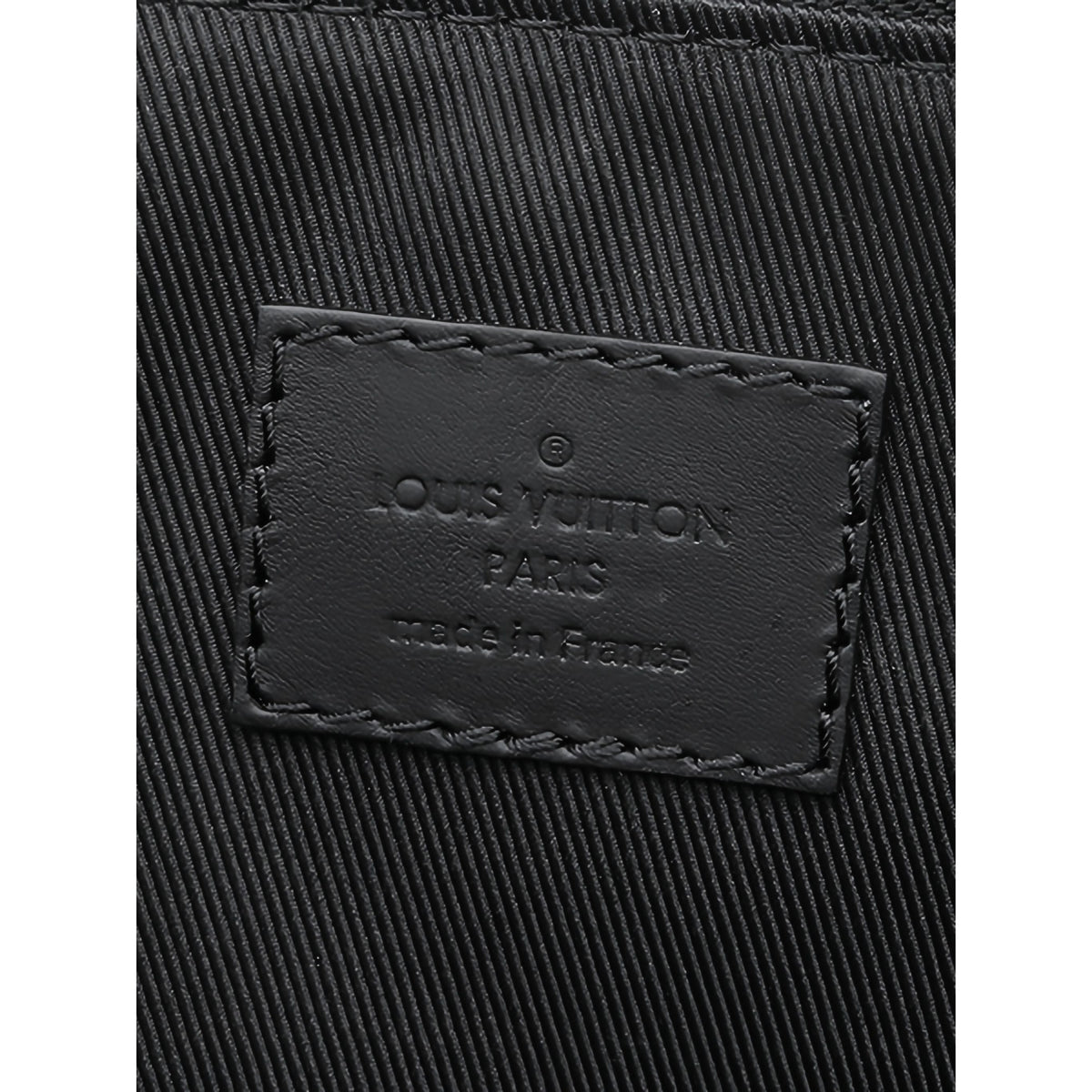 Louis Vuitton Monogram Shadow S Lock Pochette — Black