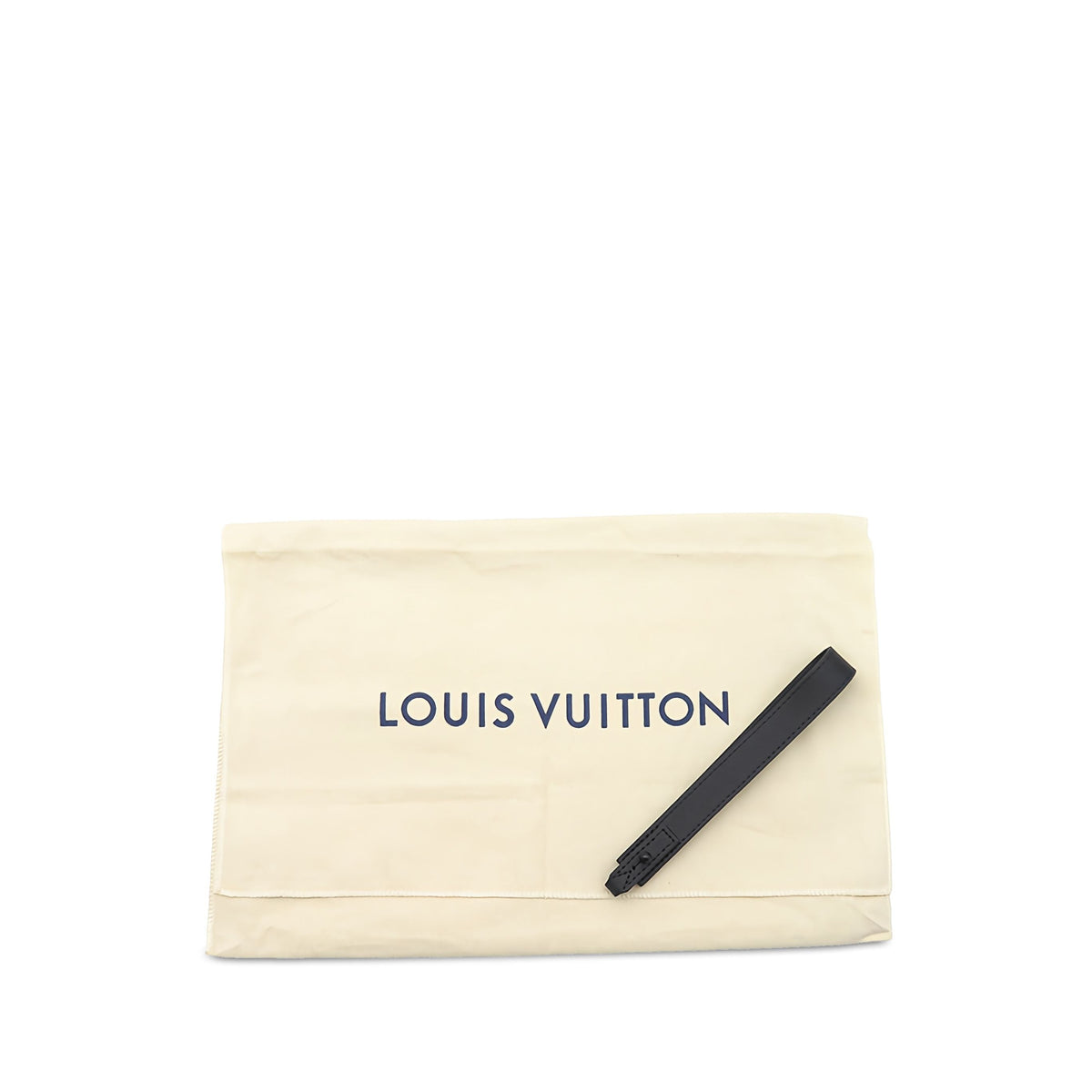 Louis Vuitton Monogram Shadow S Lock Pochette — Black