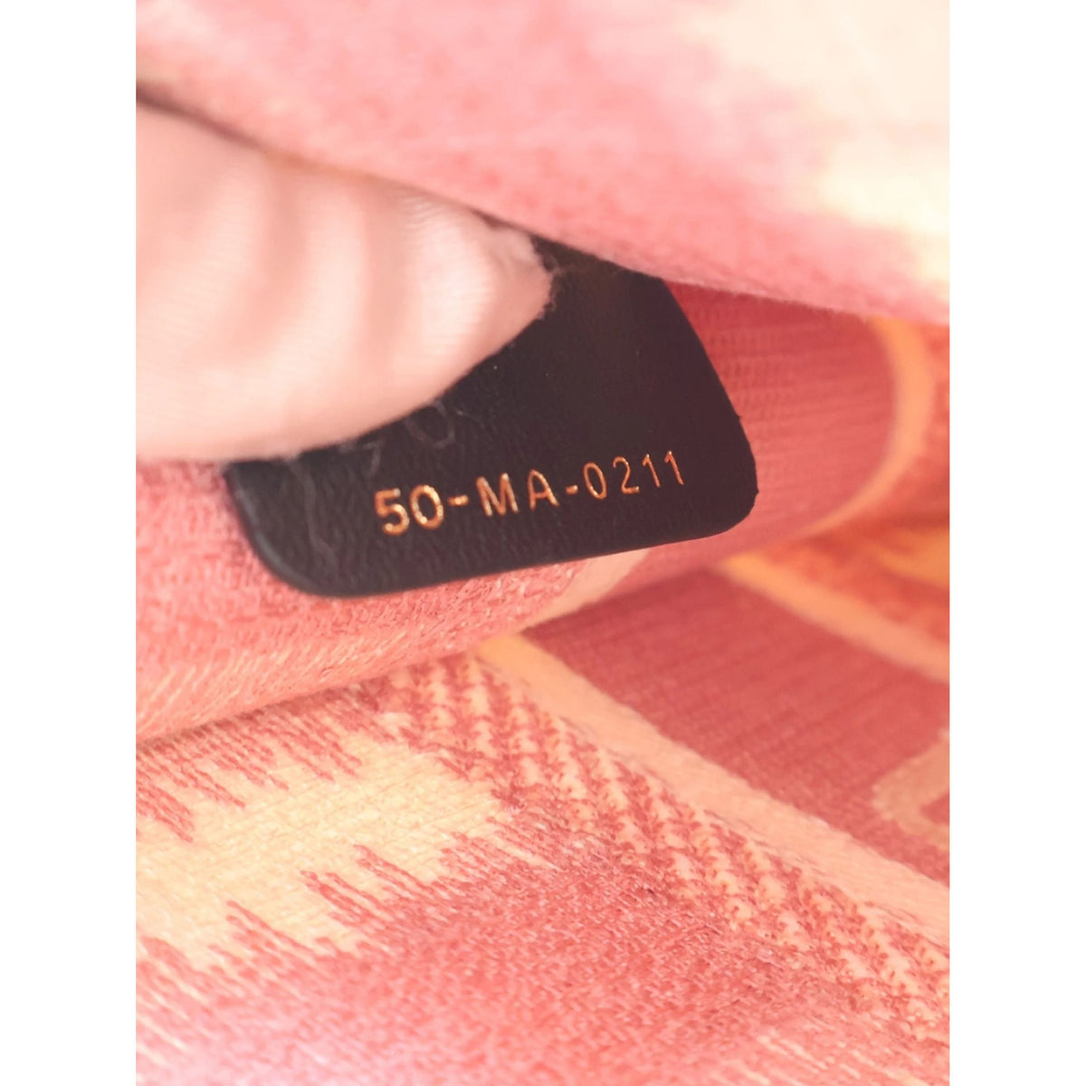 Dior Mini Stripe Embroidered Canvas Book Tote — Pink