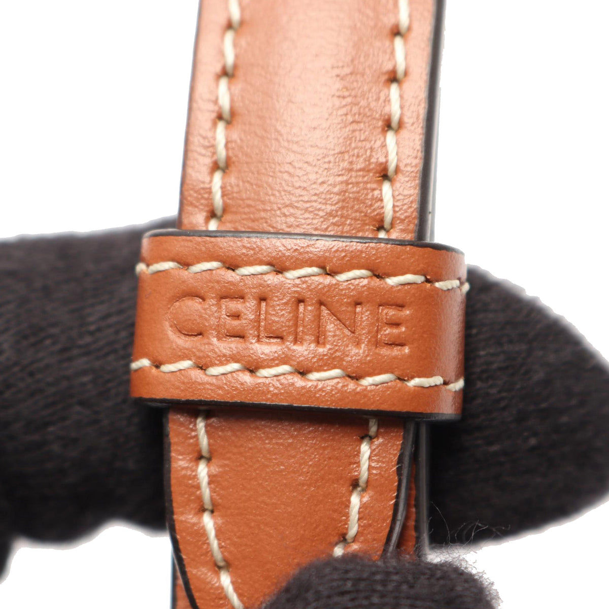 Celine Mini Triomphe Coated Canvas Besace Crossbody