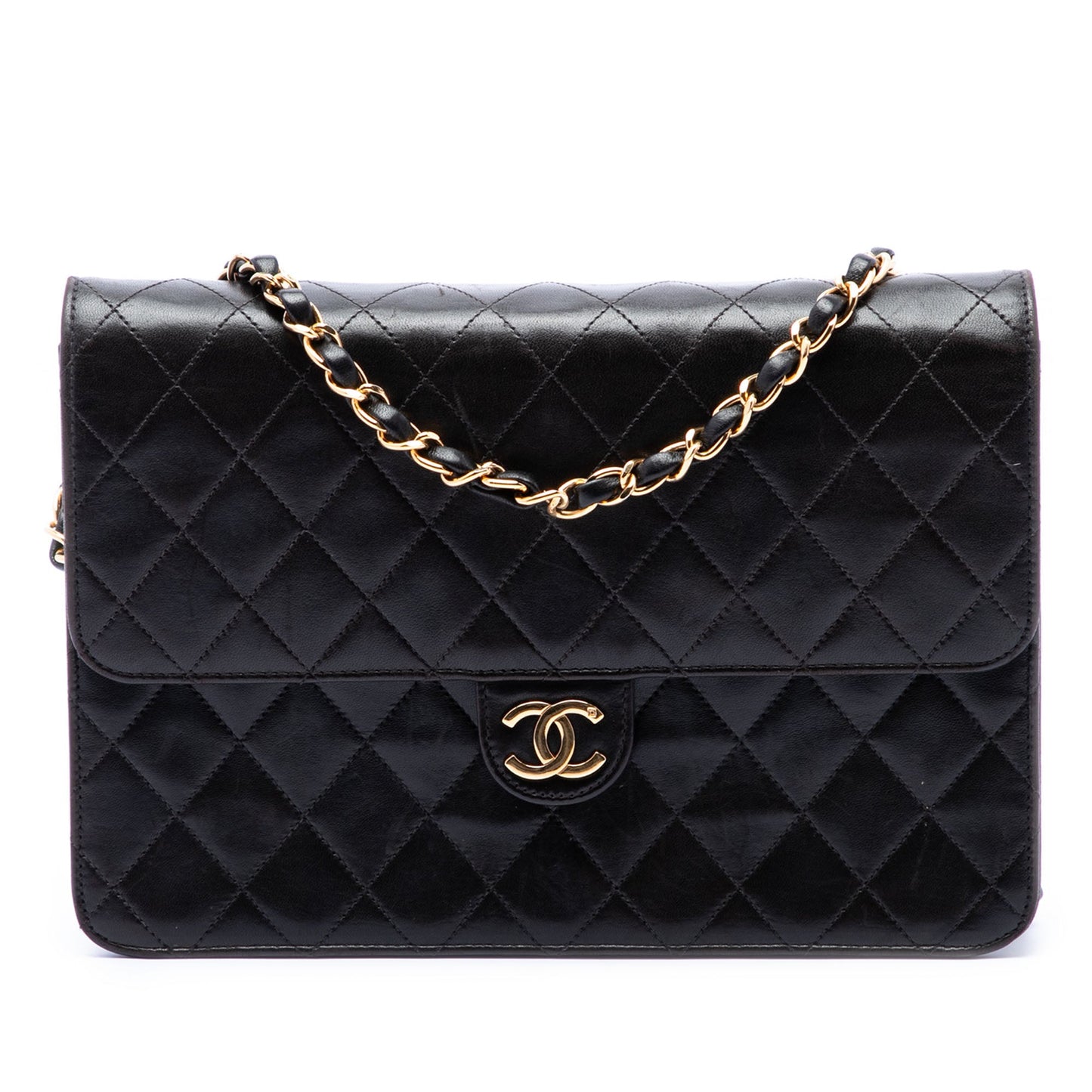 Chanel Medium CC Quilted Lambskin Single Flap