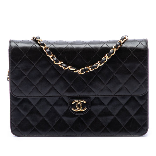 Chanel Medium CC Quilted Lambskin Single Flap