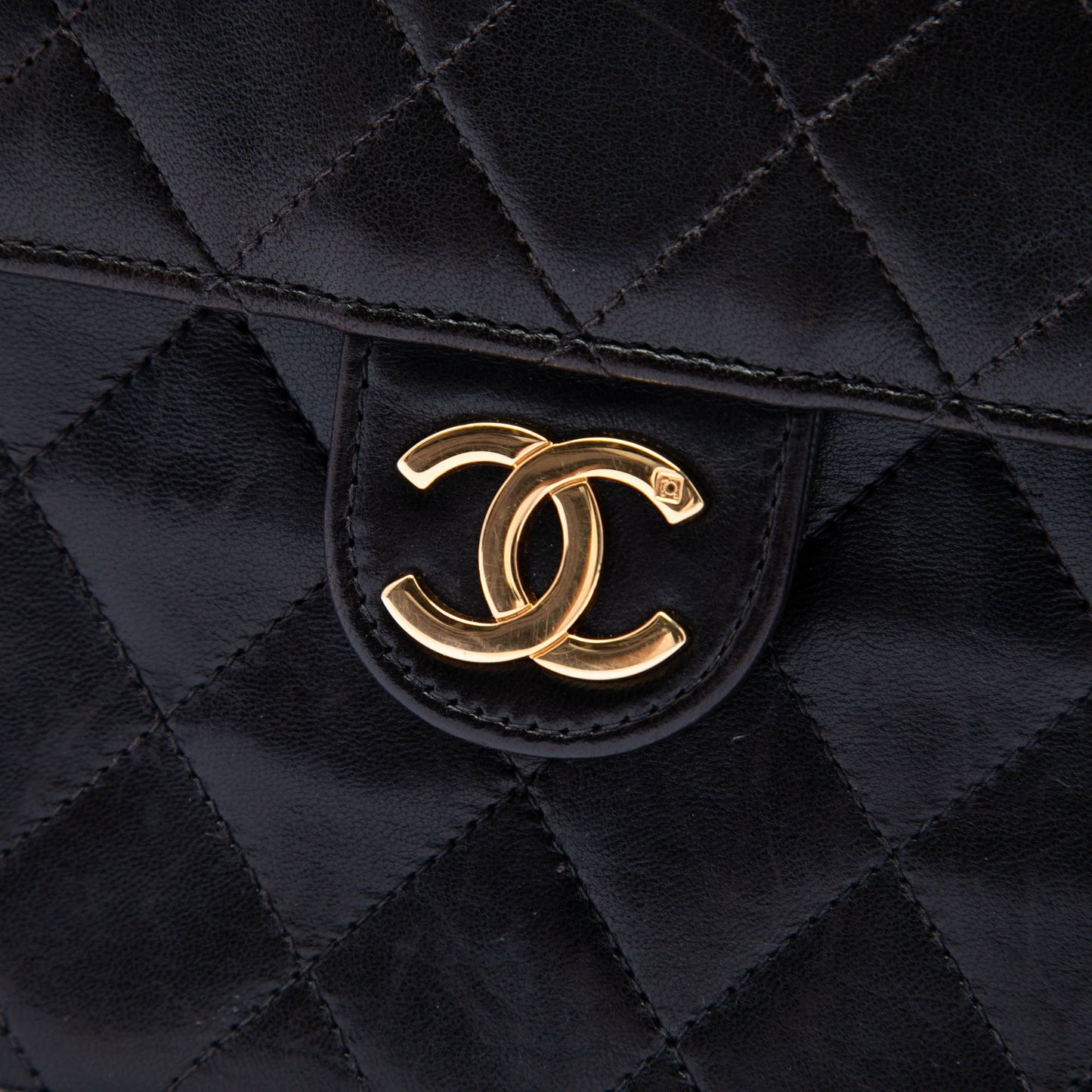 Chanel Medium CC Quilted Lambskin Single Flap