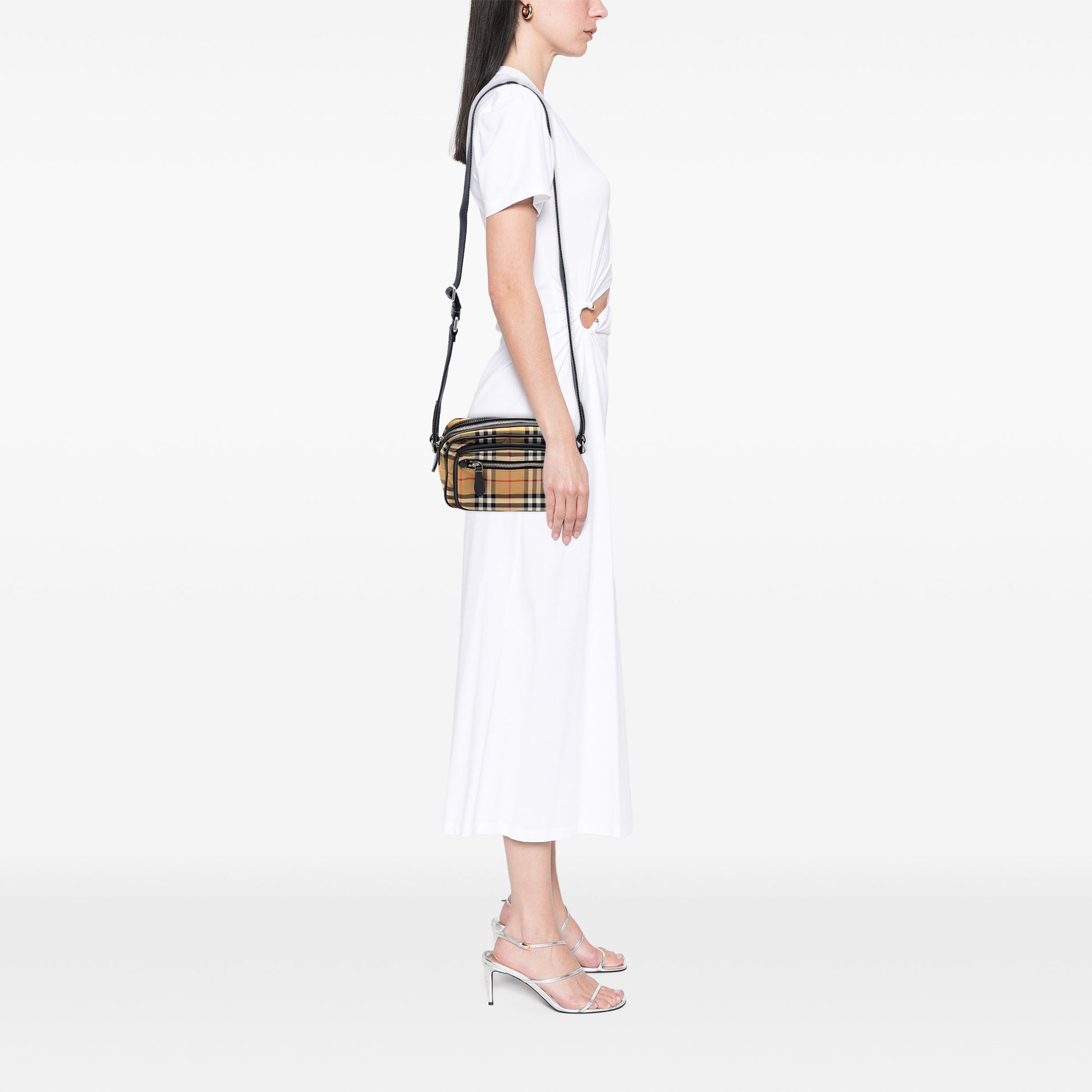 Burberry House Check Nylon Paddy Crossbody