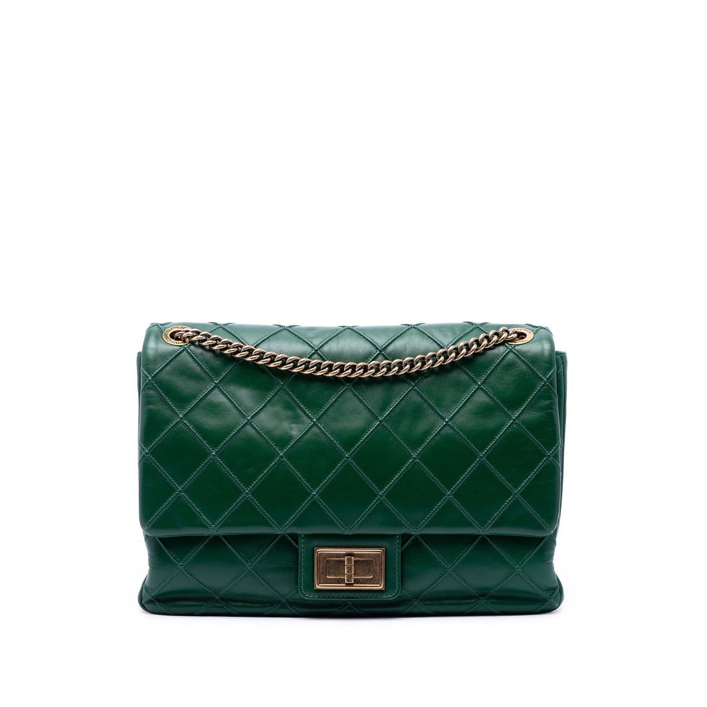 Chanel Jumbo Diamond Debossed Calfskin Reissue 2.55 Cosmos Flap
