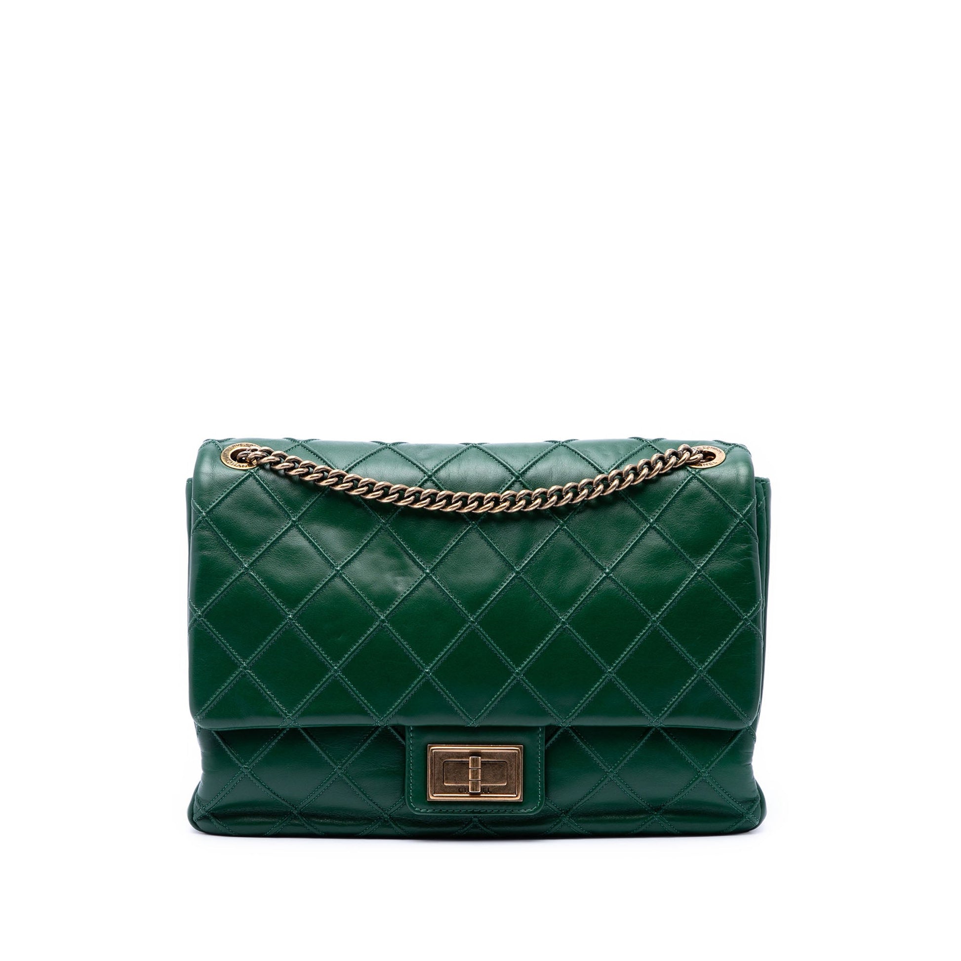Chanel Jumbo Diamond Debossed Calfskin Reissue 2.55 Cosmos Flap