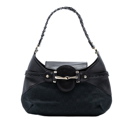 Gucci GG Canvas Horsebit Hobo
