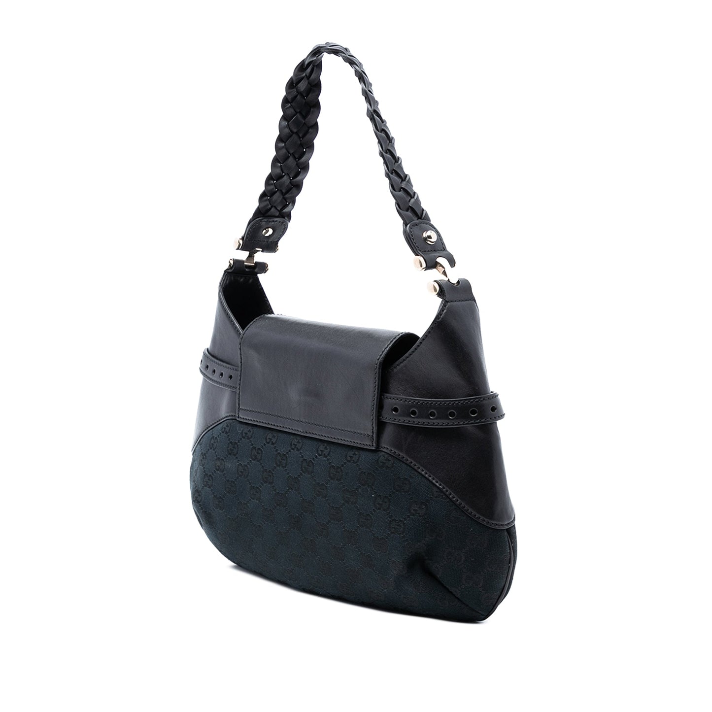 Gucci GG Canvas Horsebit Hobo