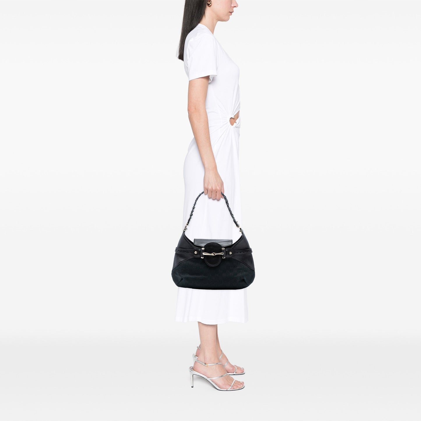 Gucci GG Canvas Horsebit Hobo