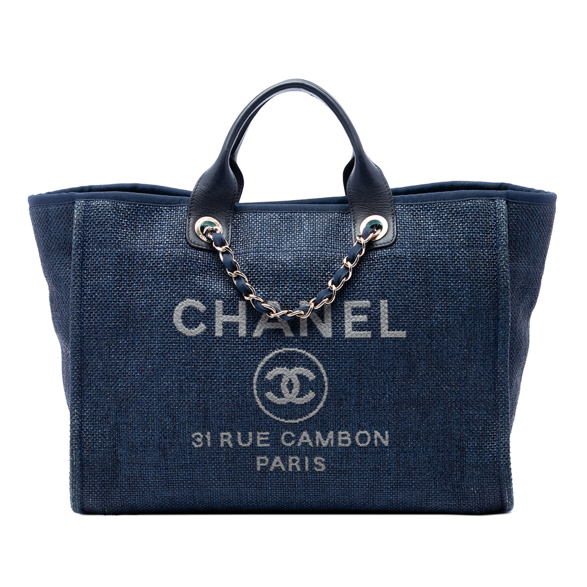 Chanel Medium Canvas Deauville Tote