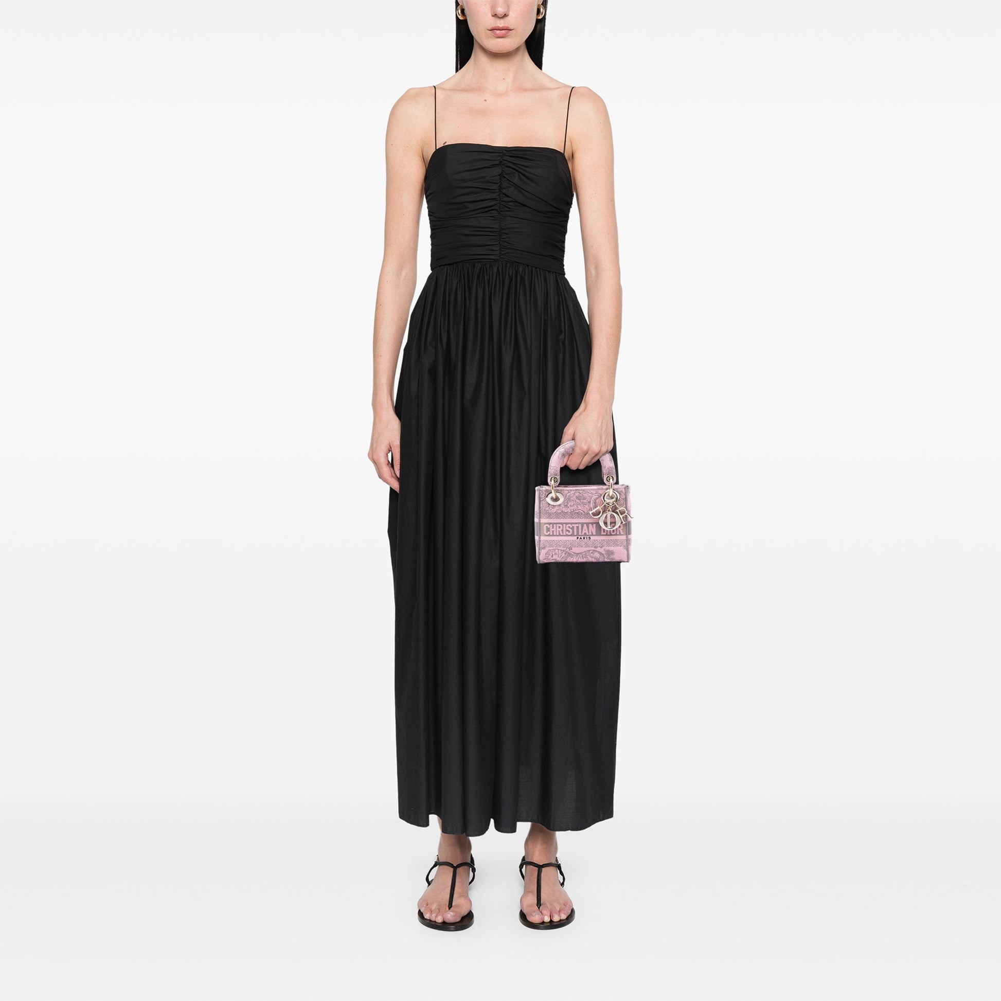 Dior Mini Embroidered Canvas Toile De Jouy Lady D Lite