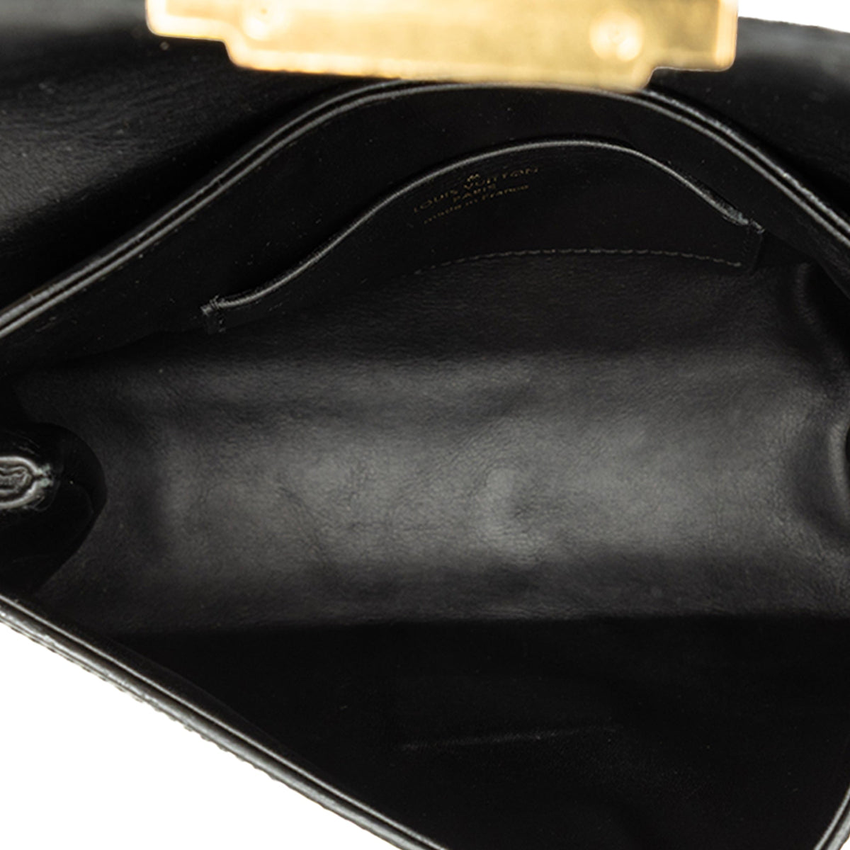 Louis Vuitton Calfskin Thelma Pochette — Black