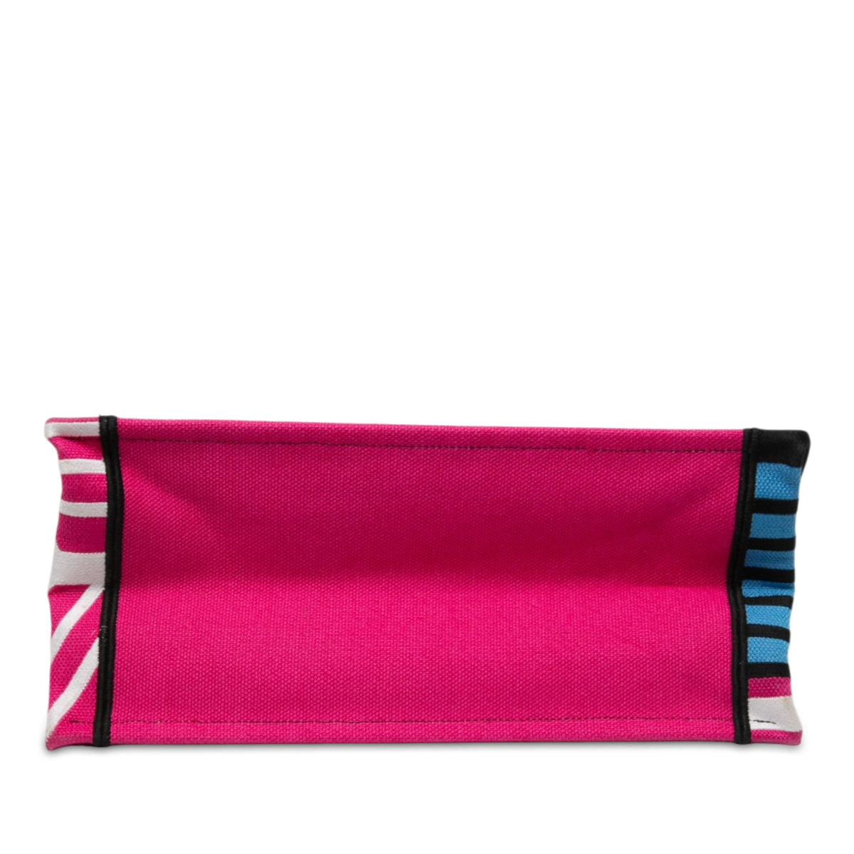 Dior Medium Embroidered Canvas Butterfly D Jungle Pop Book Tote — Pink