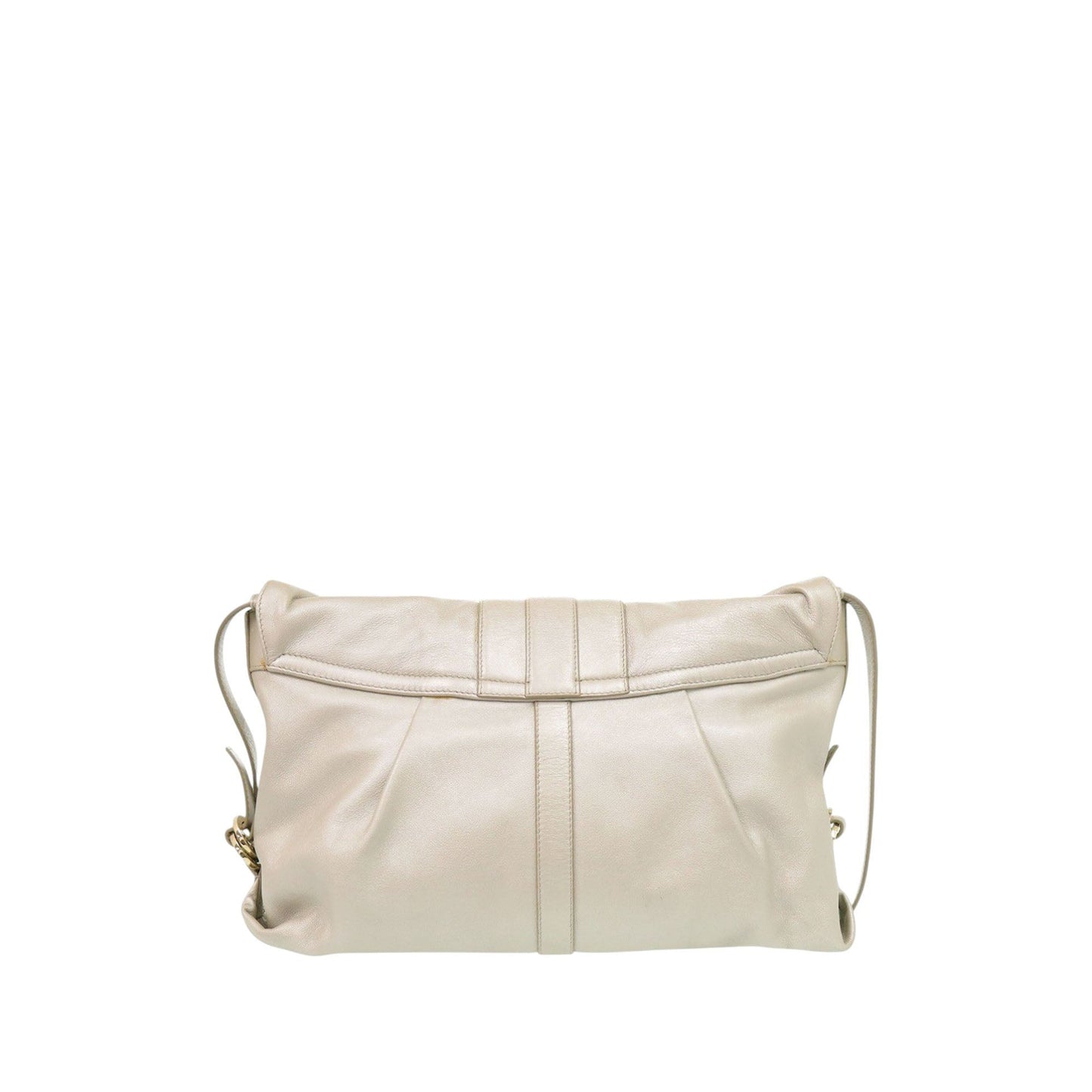 Bvlgari Metallic Calfskin Chandra Flap Crossbody