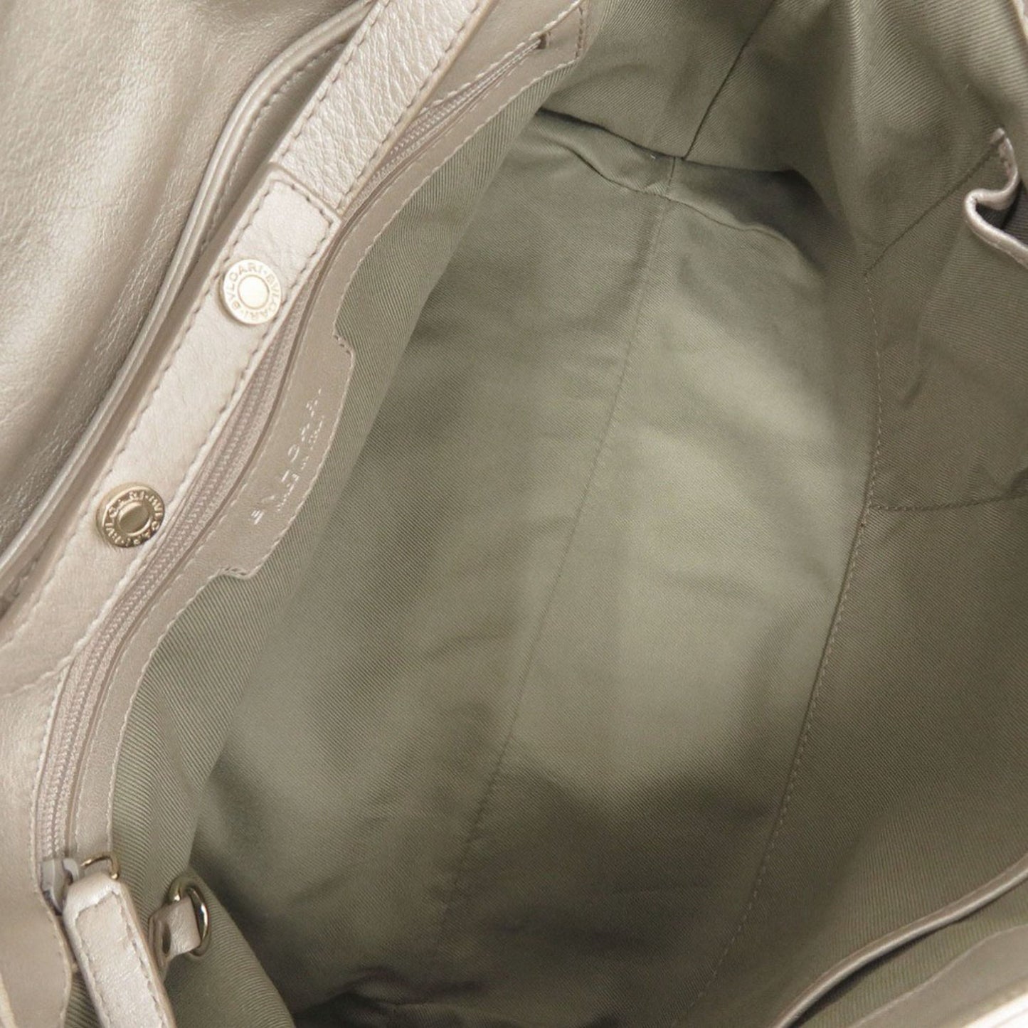 Bvlgari Metallic Calfskin Chandra Flap Crossbody