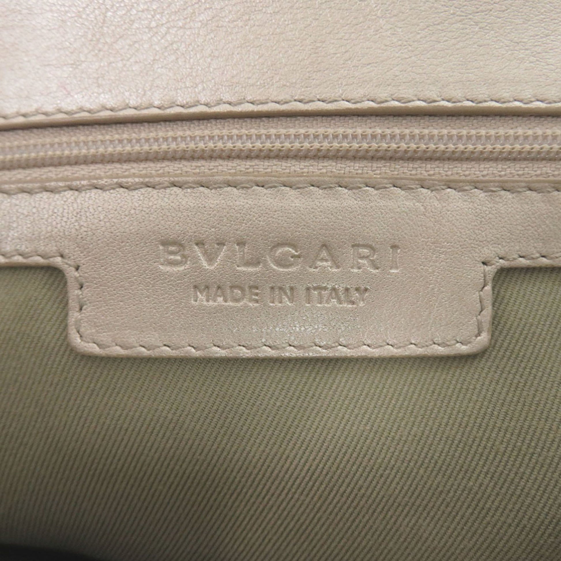 Bvlgari Metallic Calfskin Chandra Flap Crossbody