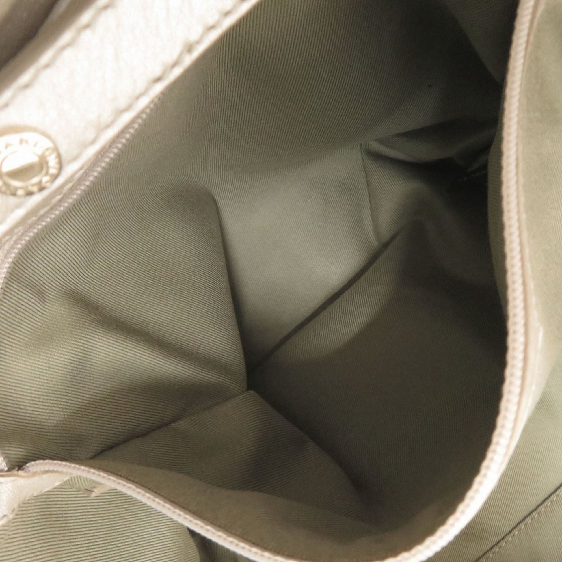 Bvlgari Metallic Calfskin Chandra Flap Crossbody