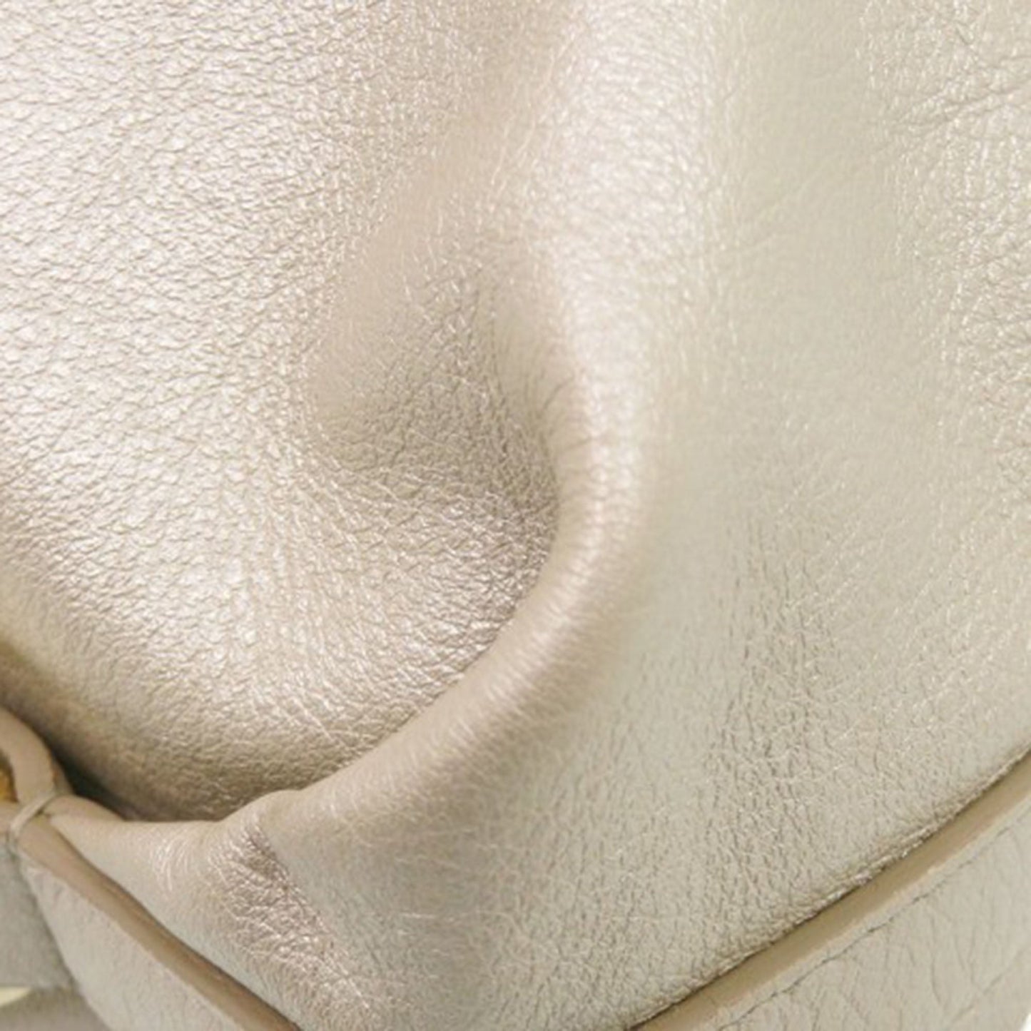 Bvlgari Metallic Calfskin Chandra Flap Crossbody