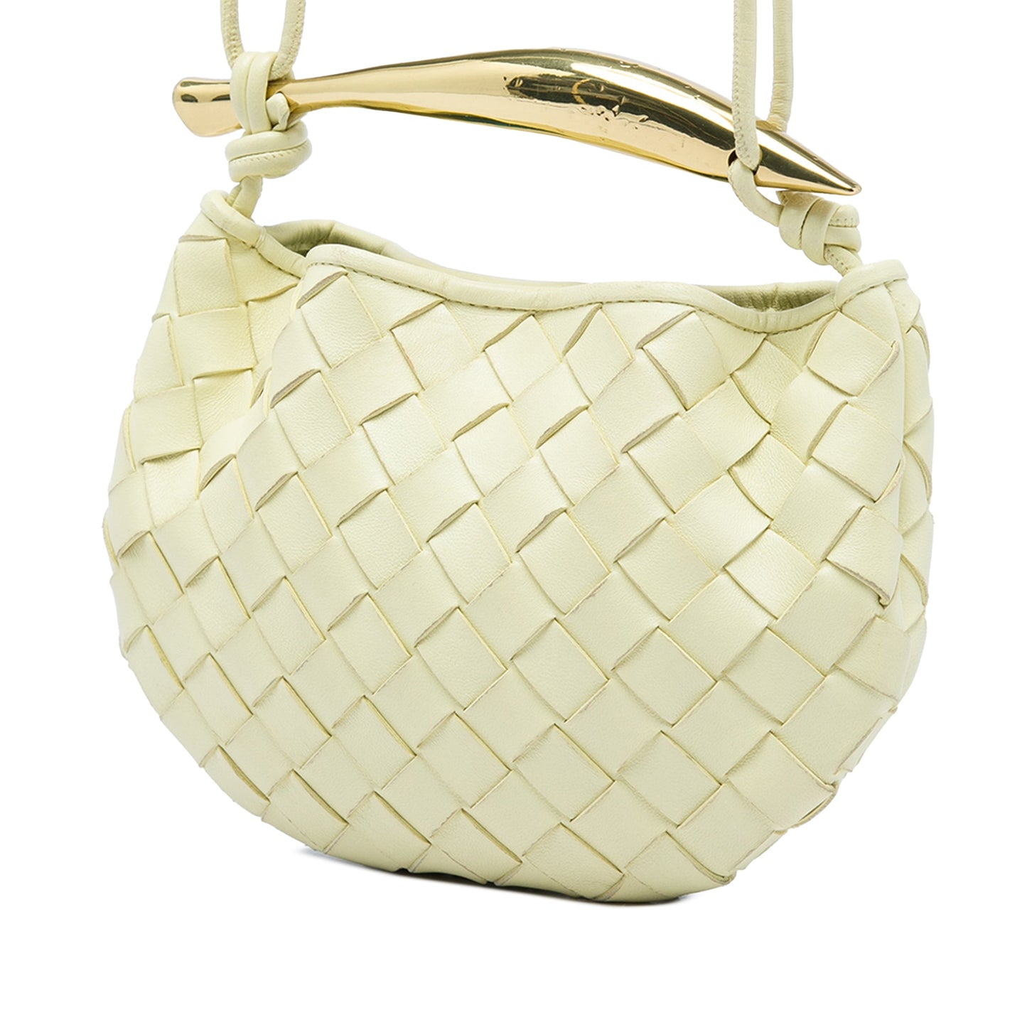 Bottega Veneta Baby Lambskin Intrecciato Sardine Bag