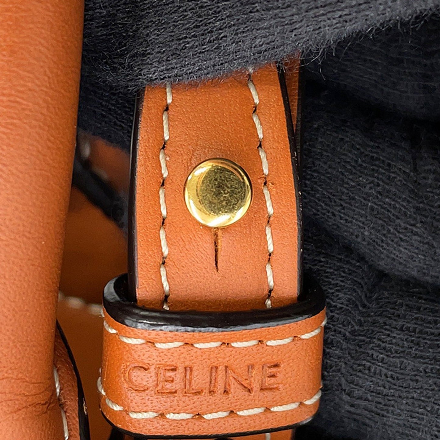 Celine Small Triomphe Coated Canvas Vertical Cabas Tote