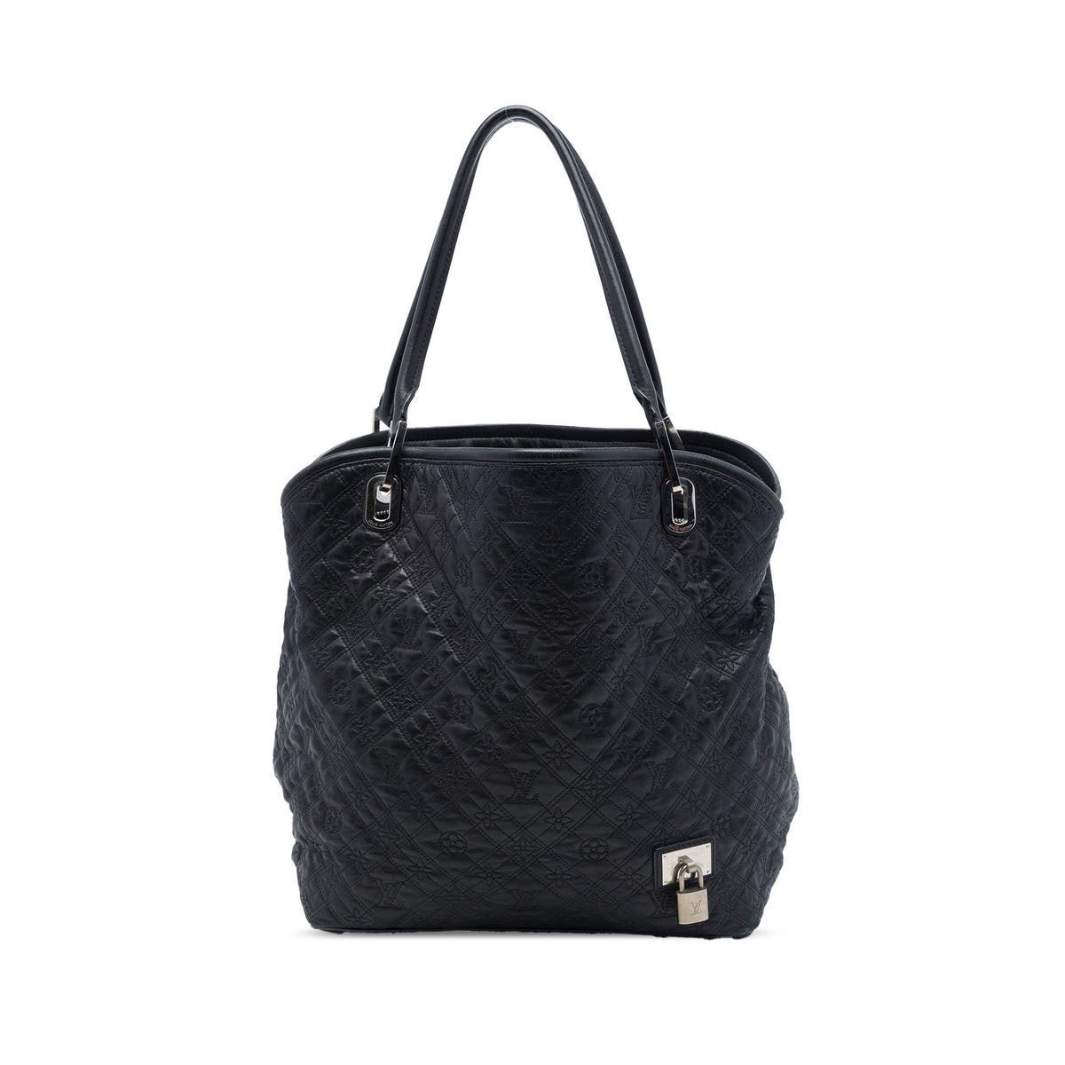 Louis Vuitton Monogram Lambskin Antheia Lilia GM — Black