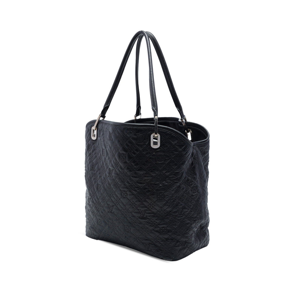Louis Vuitton Monogram Lambskin Antheia Lilia GM — Black