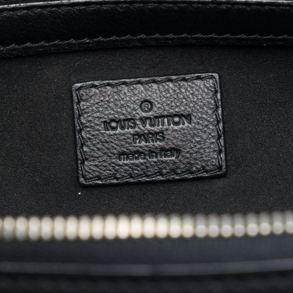 Louis Vuitton Monogram Lambskin Antheia Lilia GM — Black