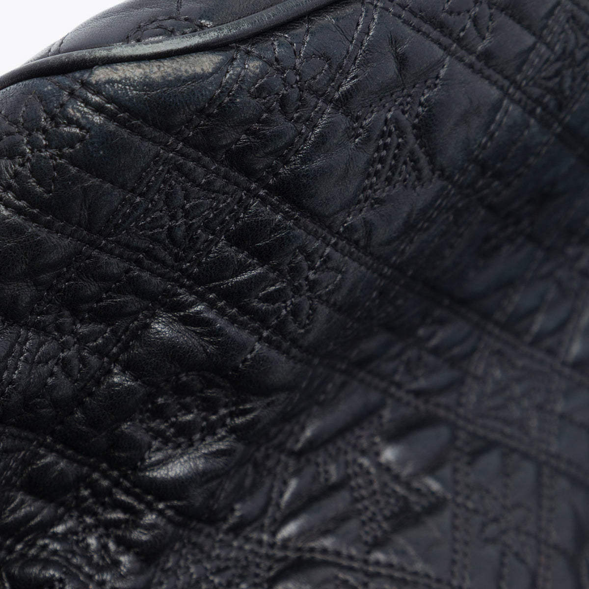 Louis Vuitton Monogram Lambskin Antheia Lilia GM — Black