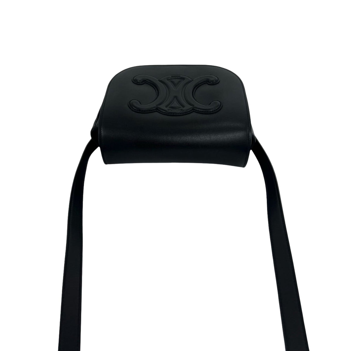 Celine Calfskin Cuir Triomphe Folco Crossbody