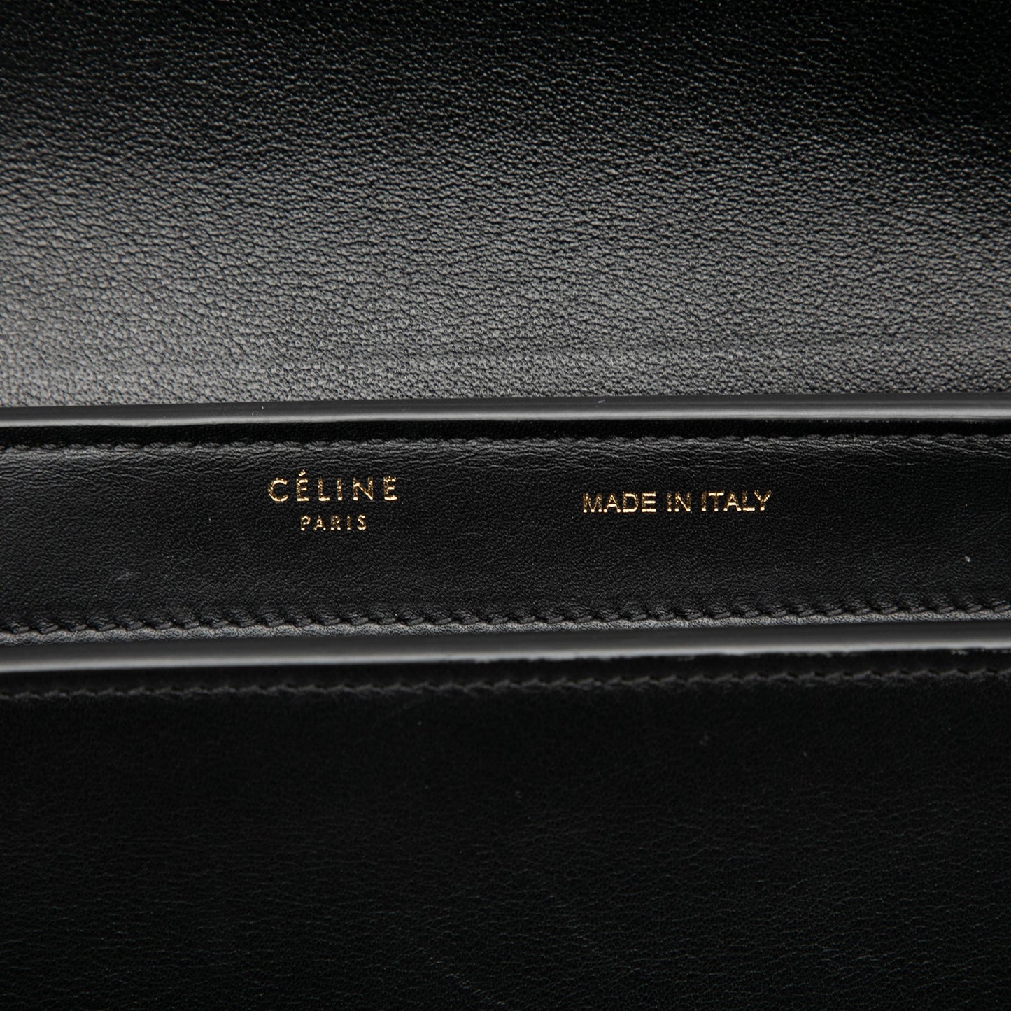Celine Small Tricolor Calfskin and Suede Trapeze Satchel