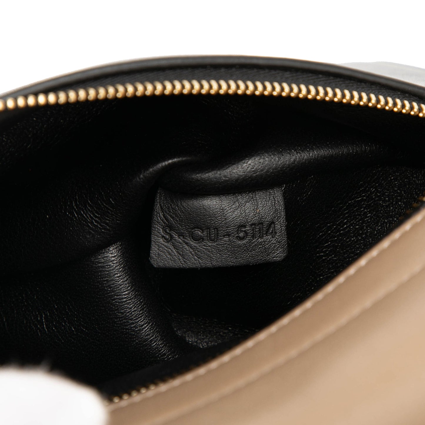 Celine Small Tricolor Calfskin and Suede Trapeze Satchel