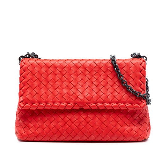 Small Nappa Intrecciato Olimpia Shoulder Bag