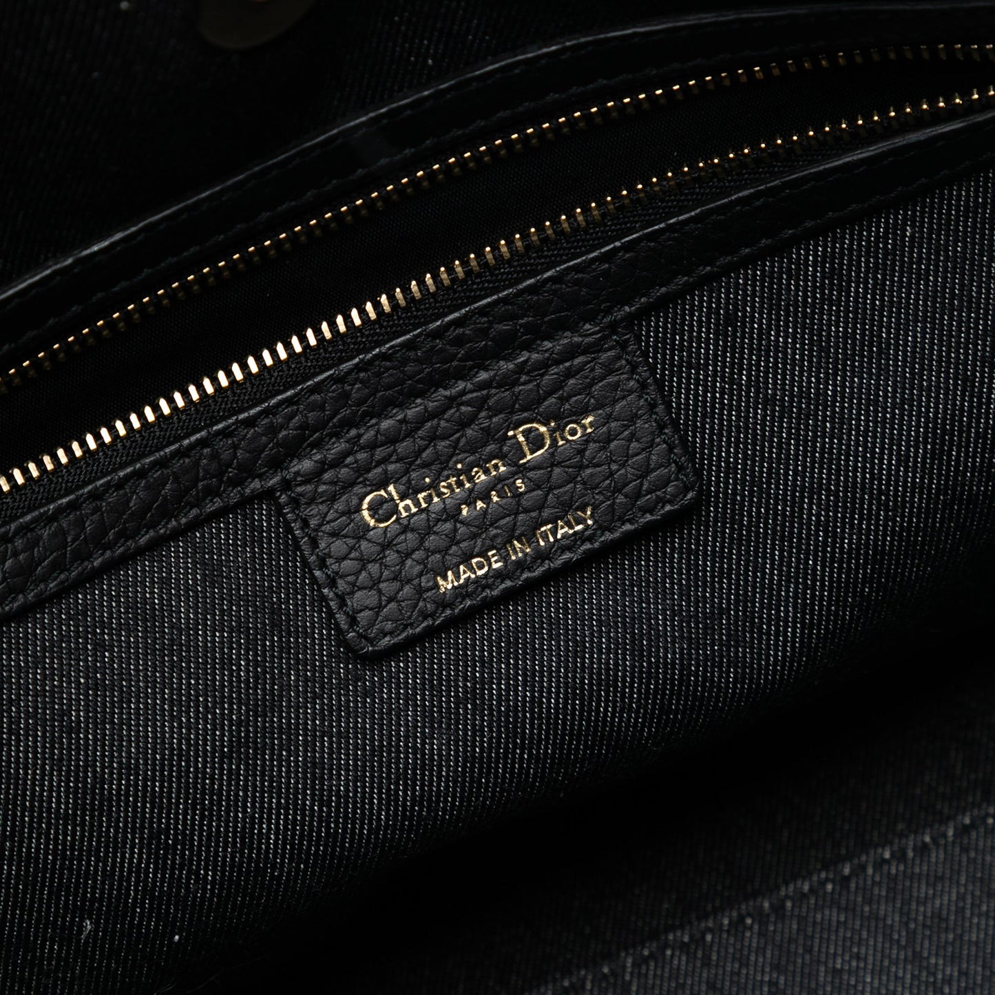 Dior Denim Patch D Light Satchel
