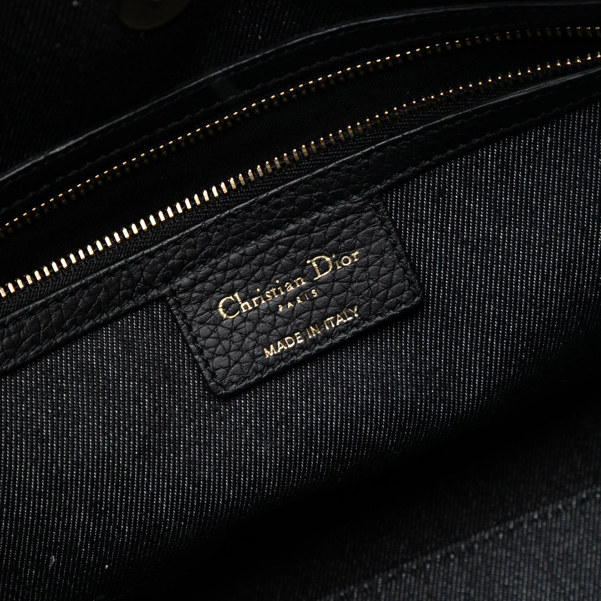 Dior Denim Patch D Light Satchel