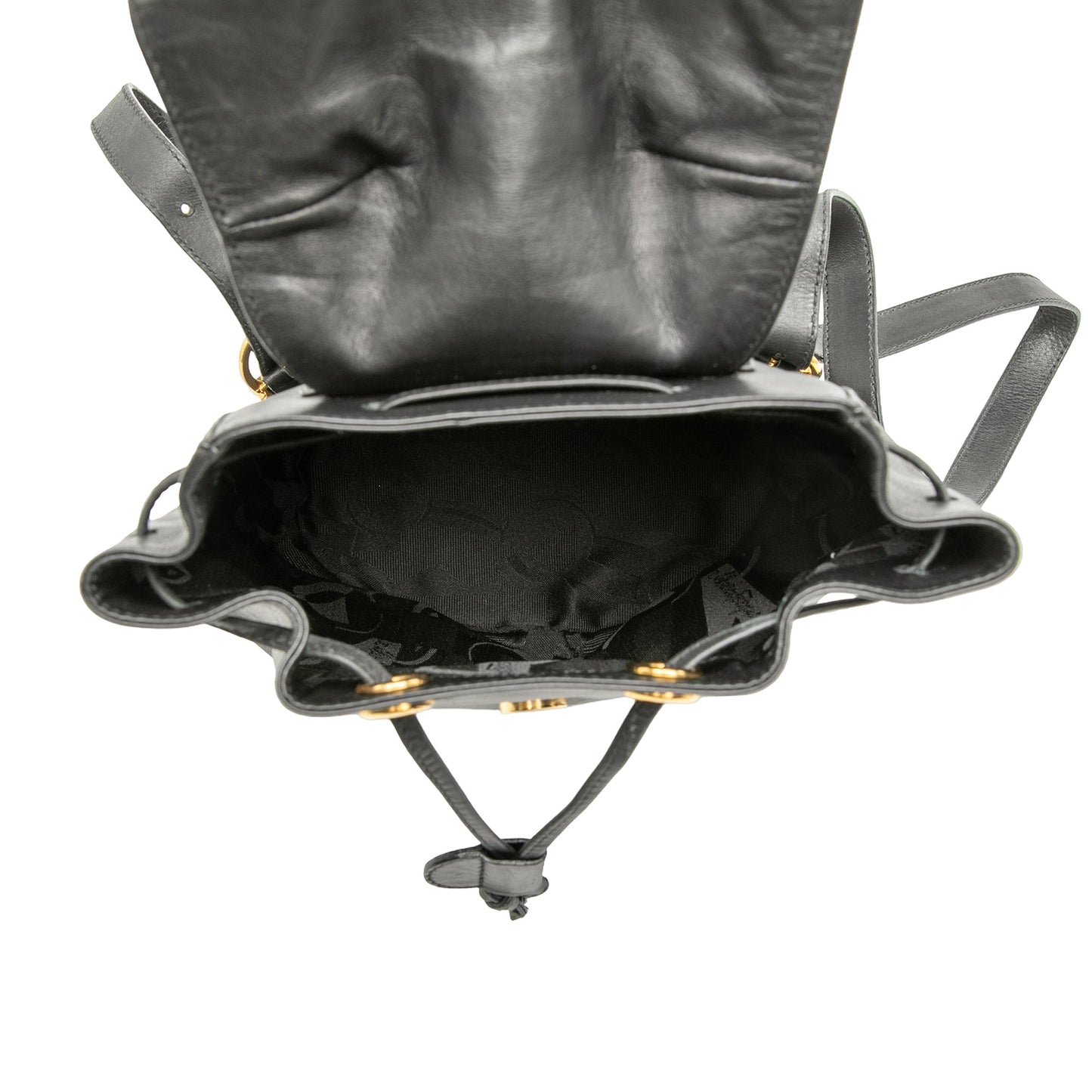 Ferragamo Leather Double Gancini Backpack