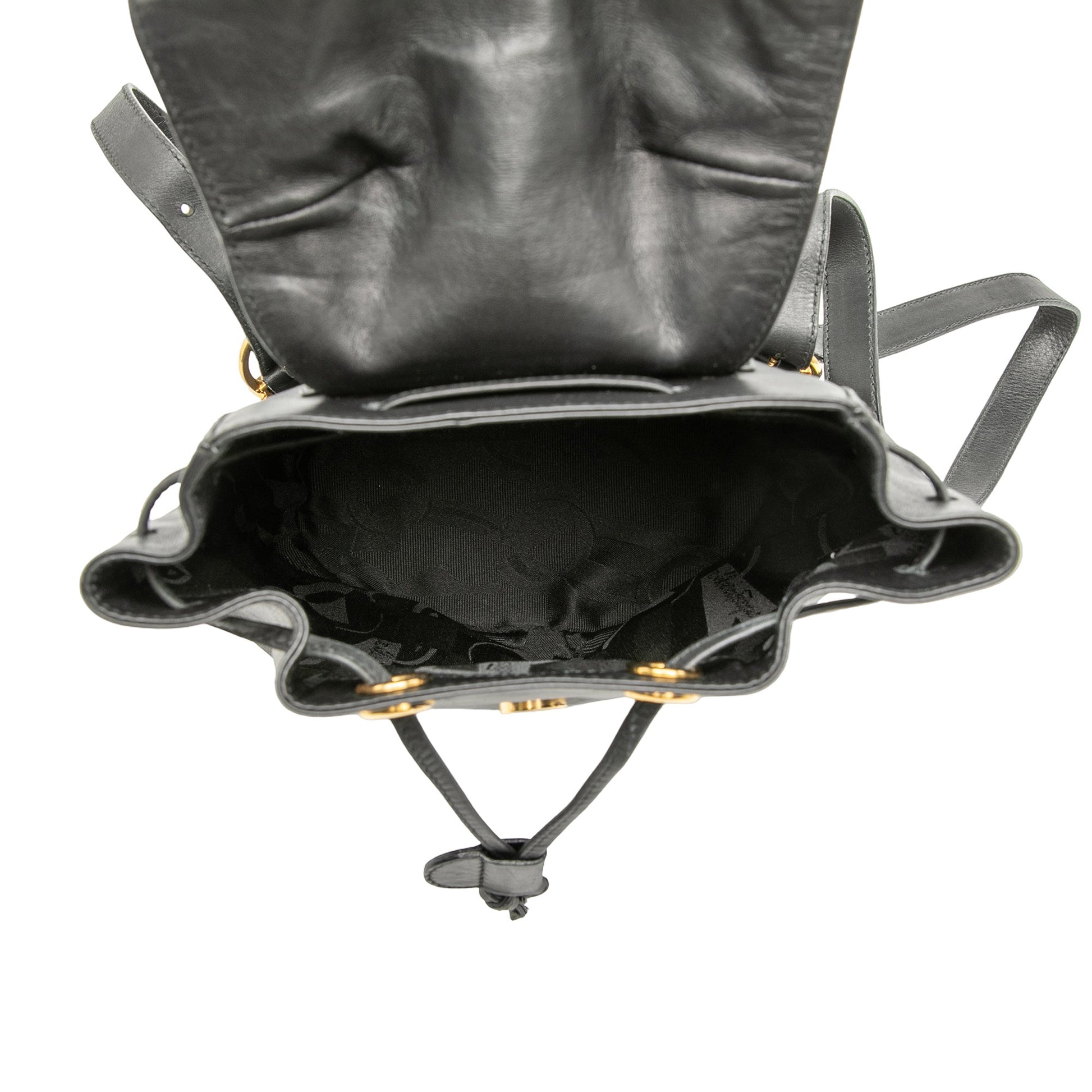 Ferragamo Leather Double Gancini Backpack