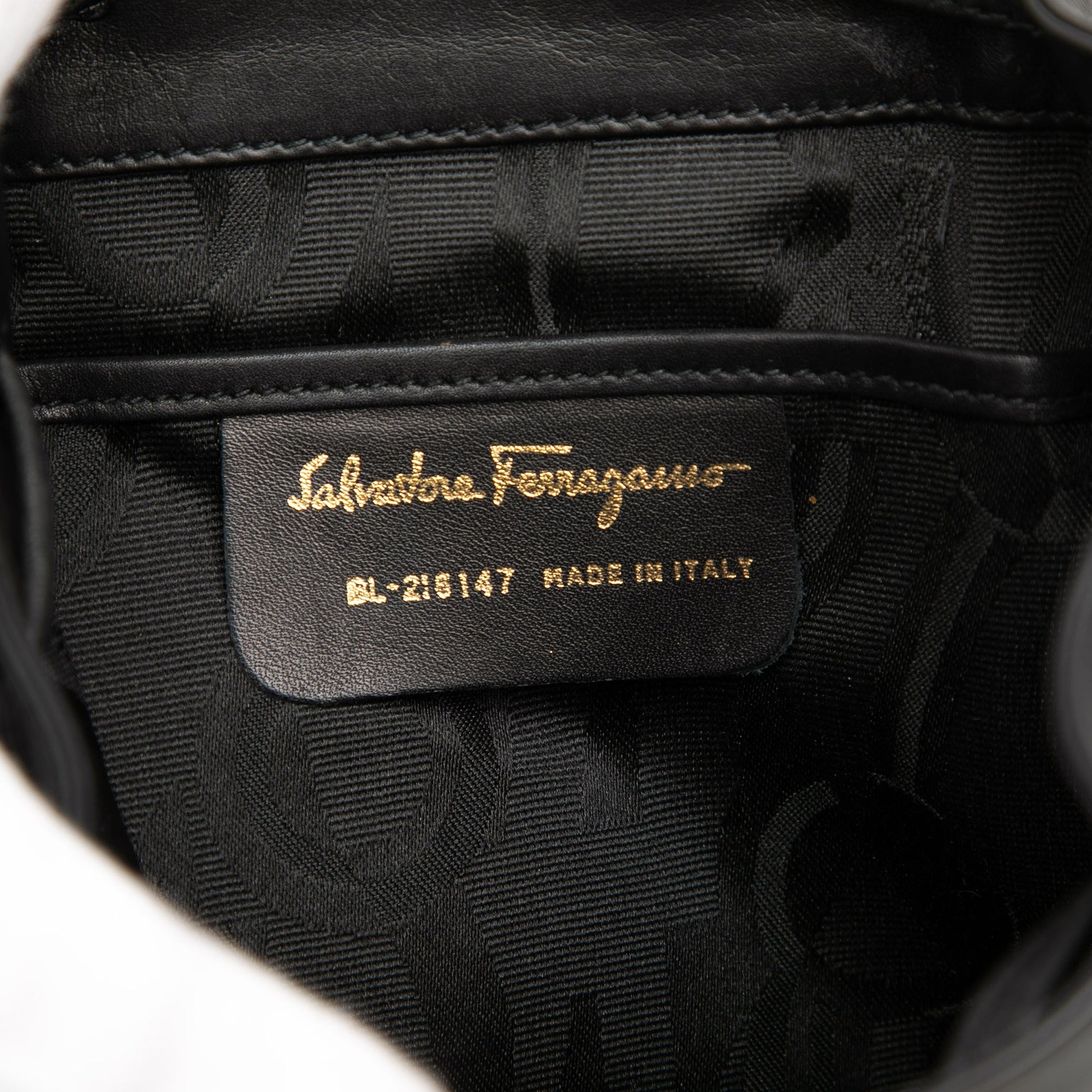 Ferragamo Leather Double Gancini Backpack